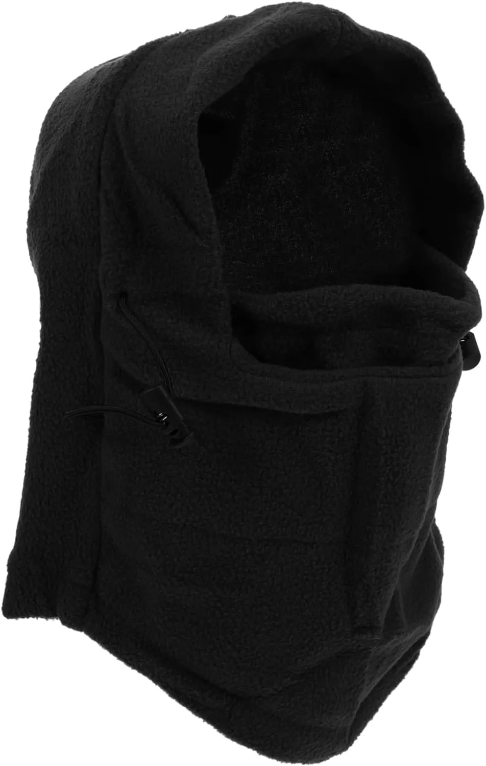 1pc Fleece Windproof Mask Hat for Outdoor Activities Thermal Neck Warmer for Skiing Biking More Multipurpose Against Cold Weather Black