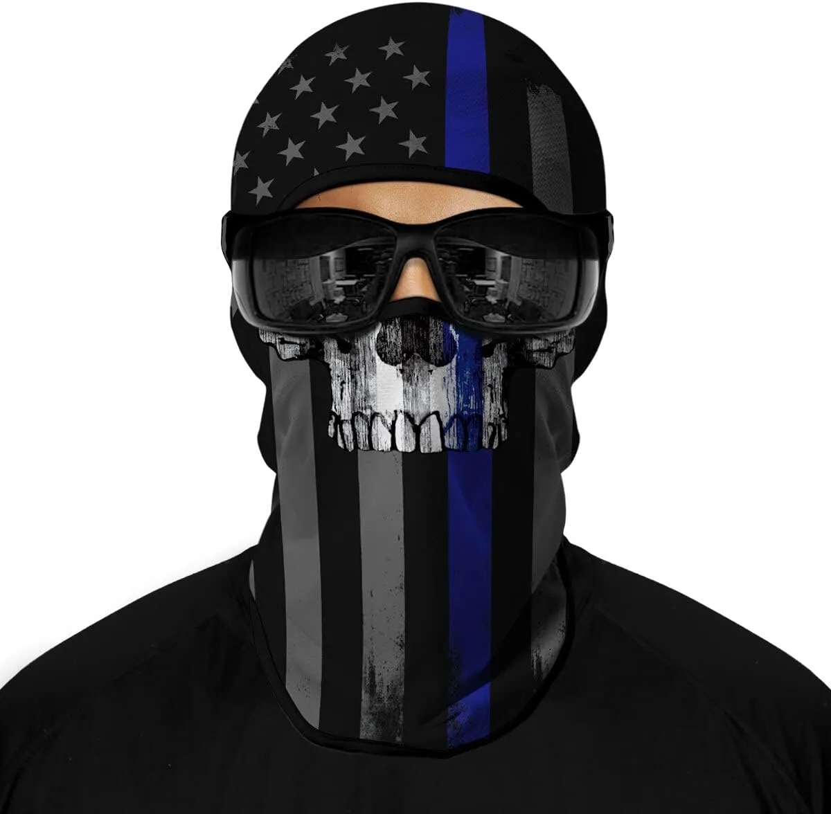 3D Balaclava Ski Mask Motorcycle Full Face Mask Outdoor Tactical Hood Headwear Mask Men Women for Halloween Cycling