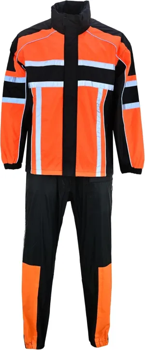 ADM Leather Rain Suit for Men and Women Water Proof Heavy Duty for Work | Rain Gear Outdoor Raincoats Breathable