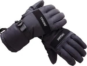 Adult Unisex Waterproof & Wear-Resistant Ski Gloves - Warm & Multifunctional - Anti-Slip - Black