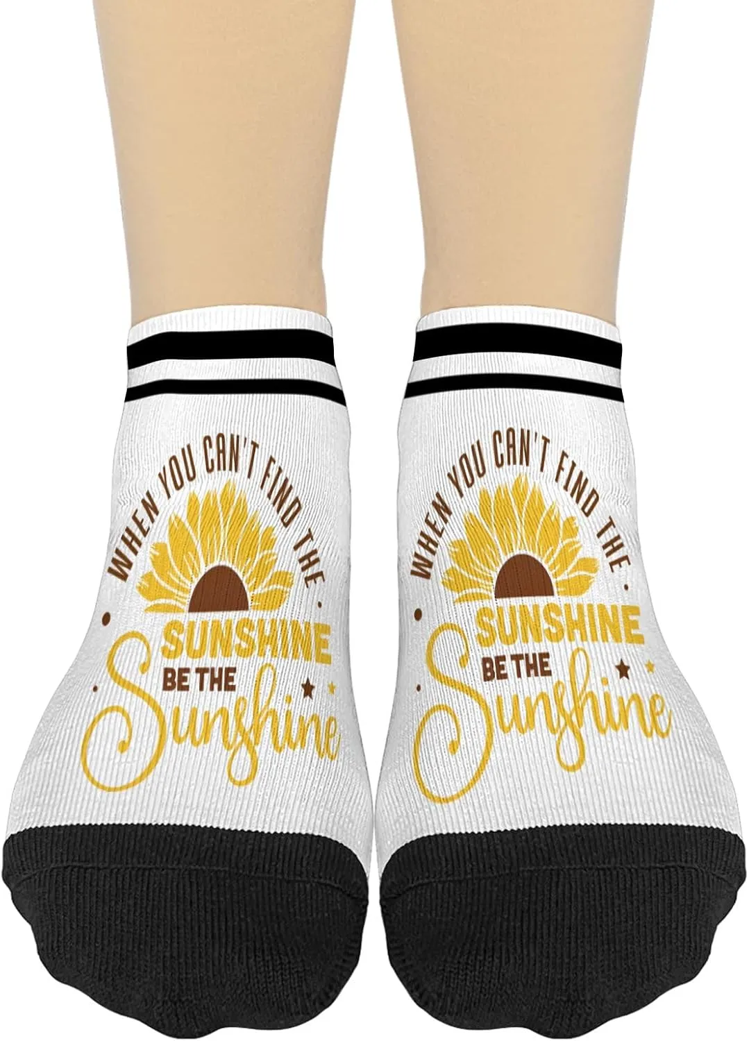 Always Bring Your Own Sunshine Mens Cotton Socks Crew Women Sock