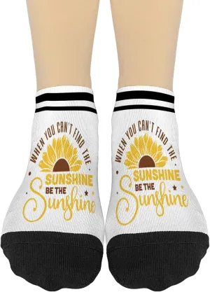 Always Bring Your Own Sunshine Mens Cotton Socks Crew Women Sock