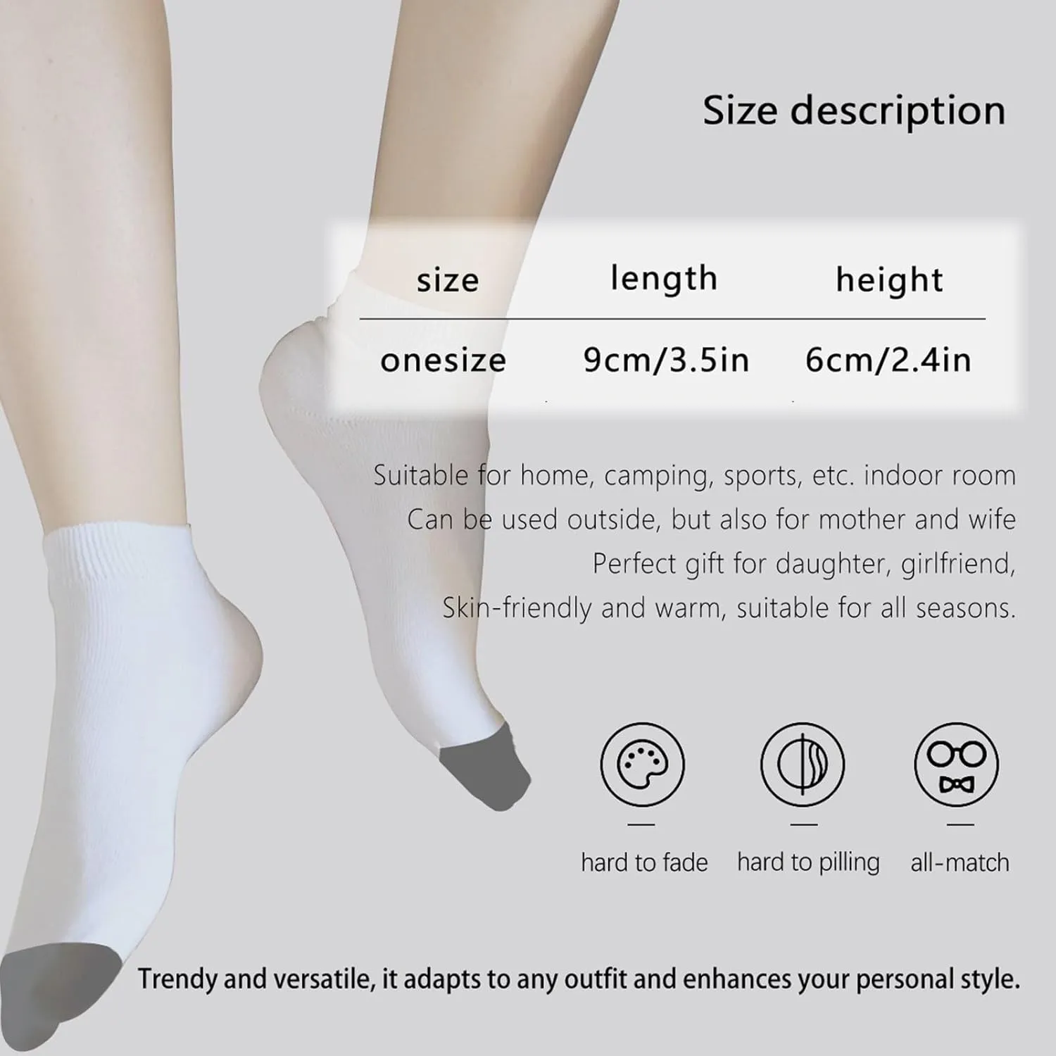Always Bring Your Own Sunshine Mens Cotton Socks Crew Women Sock