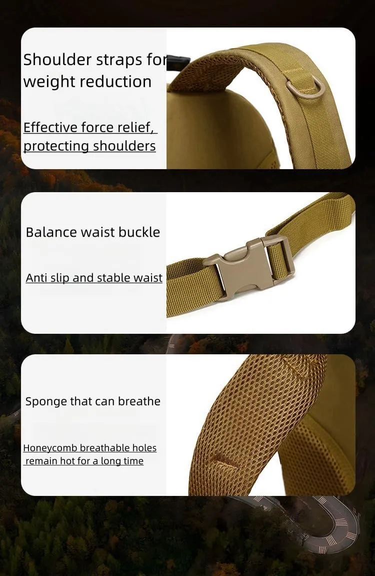 backpack (Light Brown, 18.5 Inches)