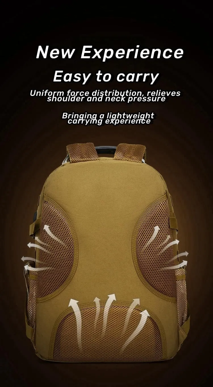 backpack (Light Brown, 18.5 Inches)