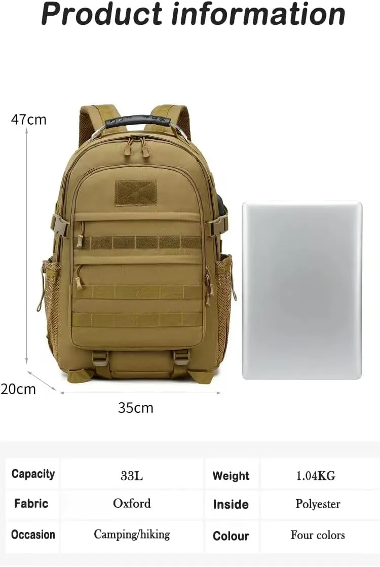 backpack (Light Brown, 18.5 Inches)