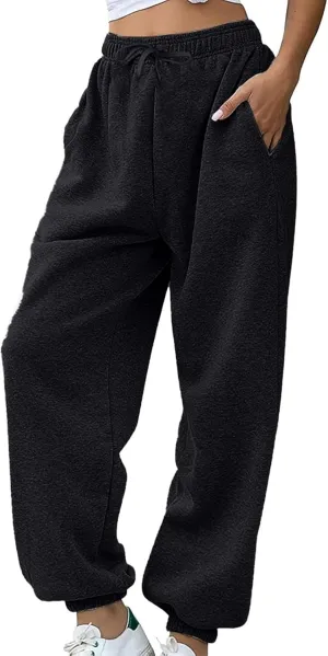 Baggy Sweatpants for Women 2024 Plus Size Workout Athletic Joggers Trousers Casual High Waist Soft Comfy Sweat Pants