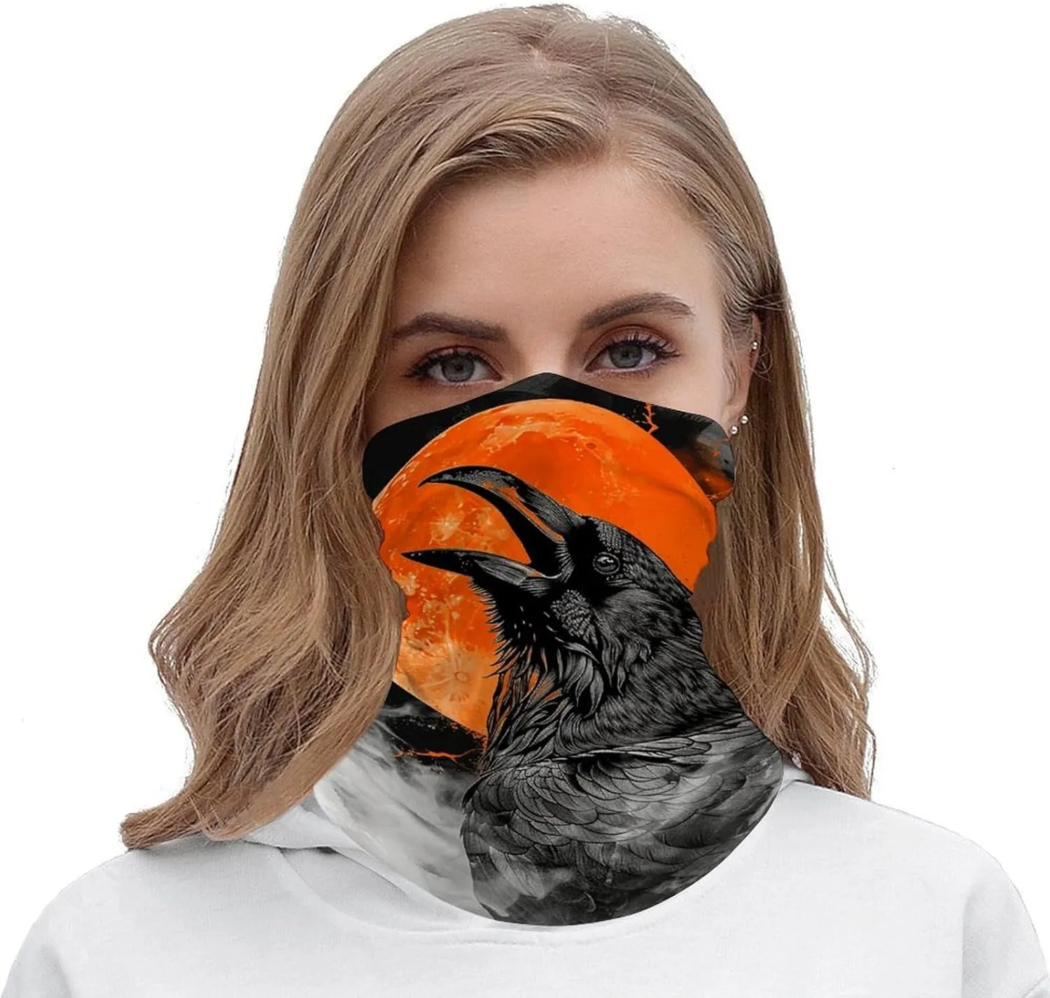 Balaclava Comfortable Breathable Bald Eagle Neck Gaiter for Outdoor Sports (All-Season Use)