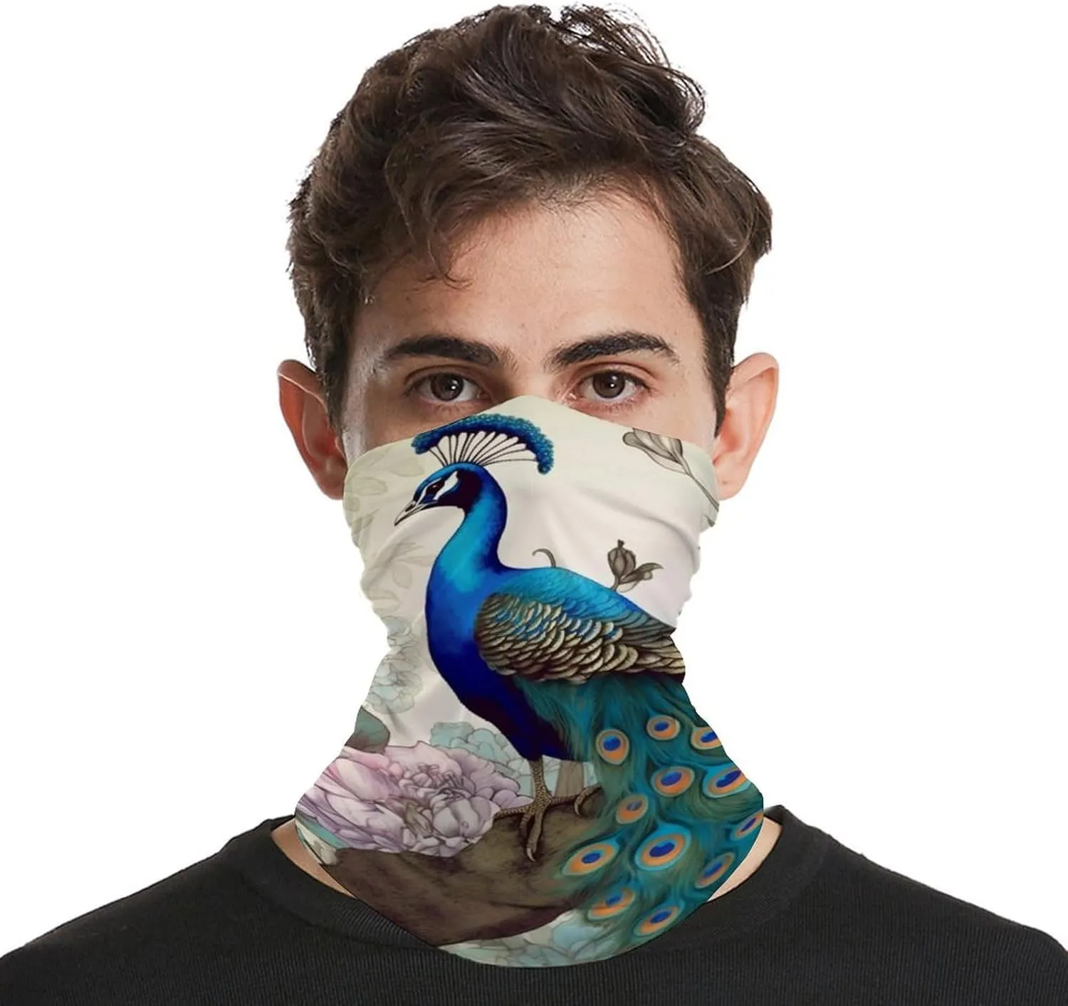 Balaclava Comfortable Breathable Dove Sun Art Neck Gaiter for Outdoor Sports (All-Season Use)