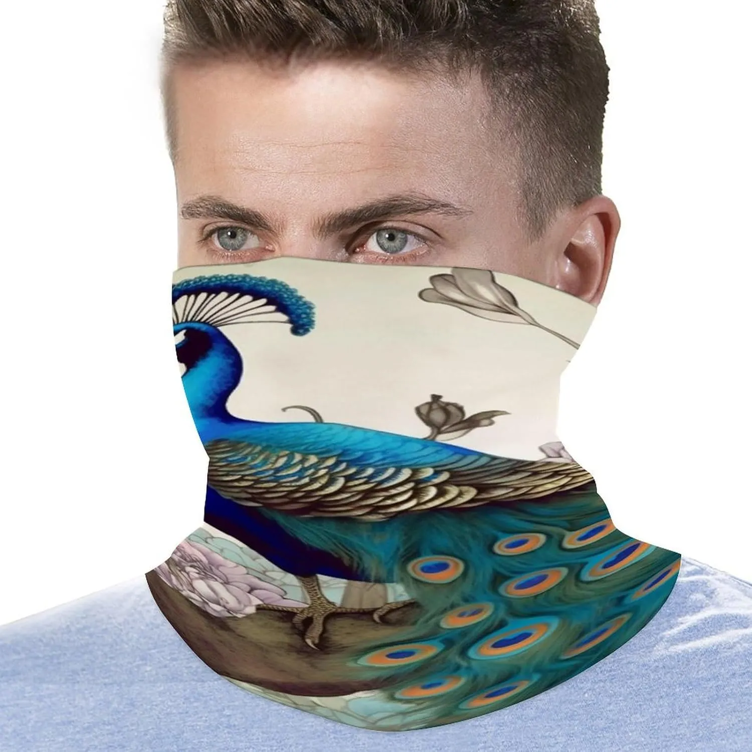 Balaclava Comfortable Breathable Dove Sun Art Neck Gaiter for Outdoor Sports (All-Season Use)
