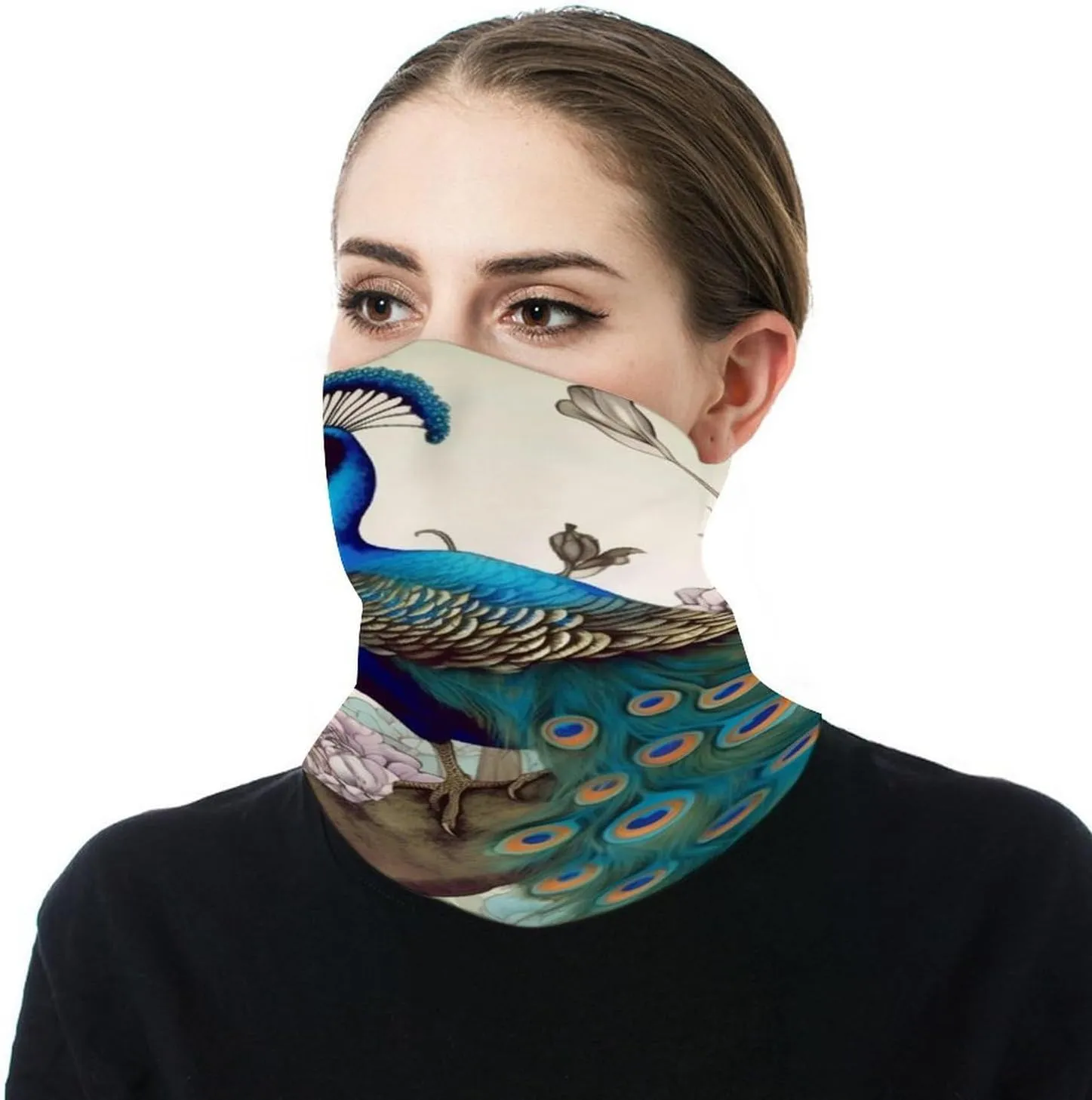 Balaclava Comfortable Breathable Dove Sun Art Neck Gaiter for Outdoor Sports (All-Season Use)