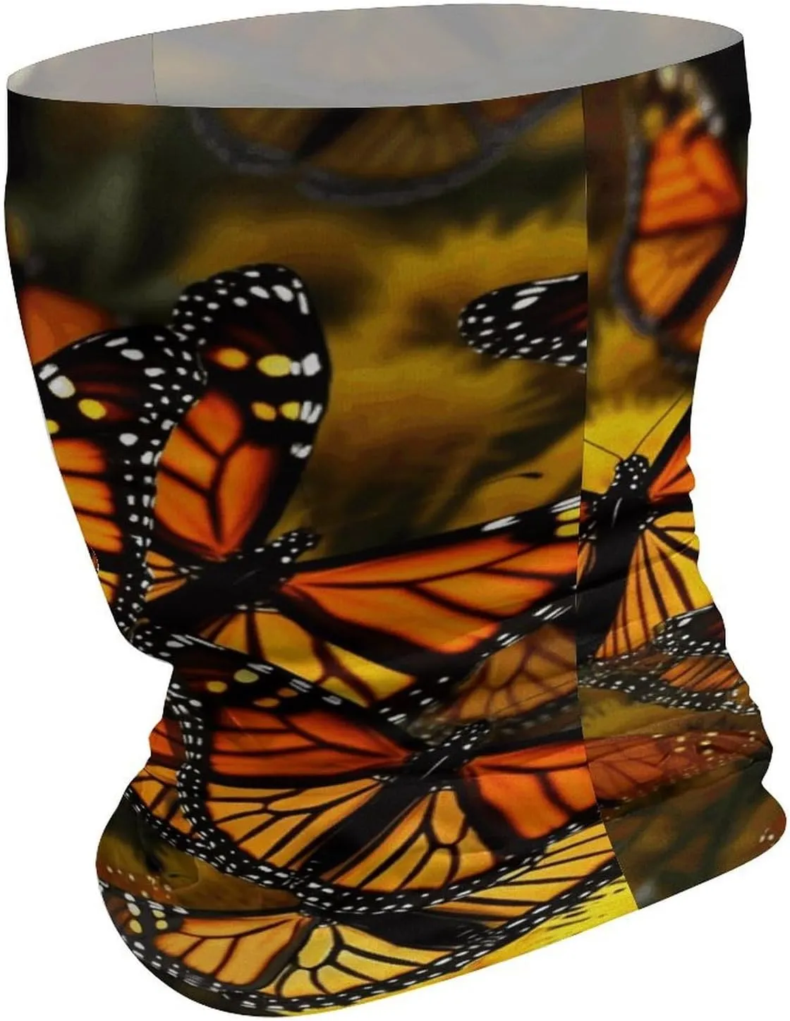Balaclava Comfortable Breathable Flowers And Horses Hand Drawn Neck Gaiter for Outdoor Sports (All-Season Use)