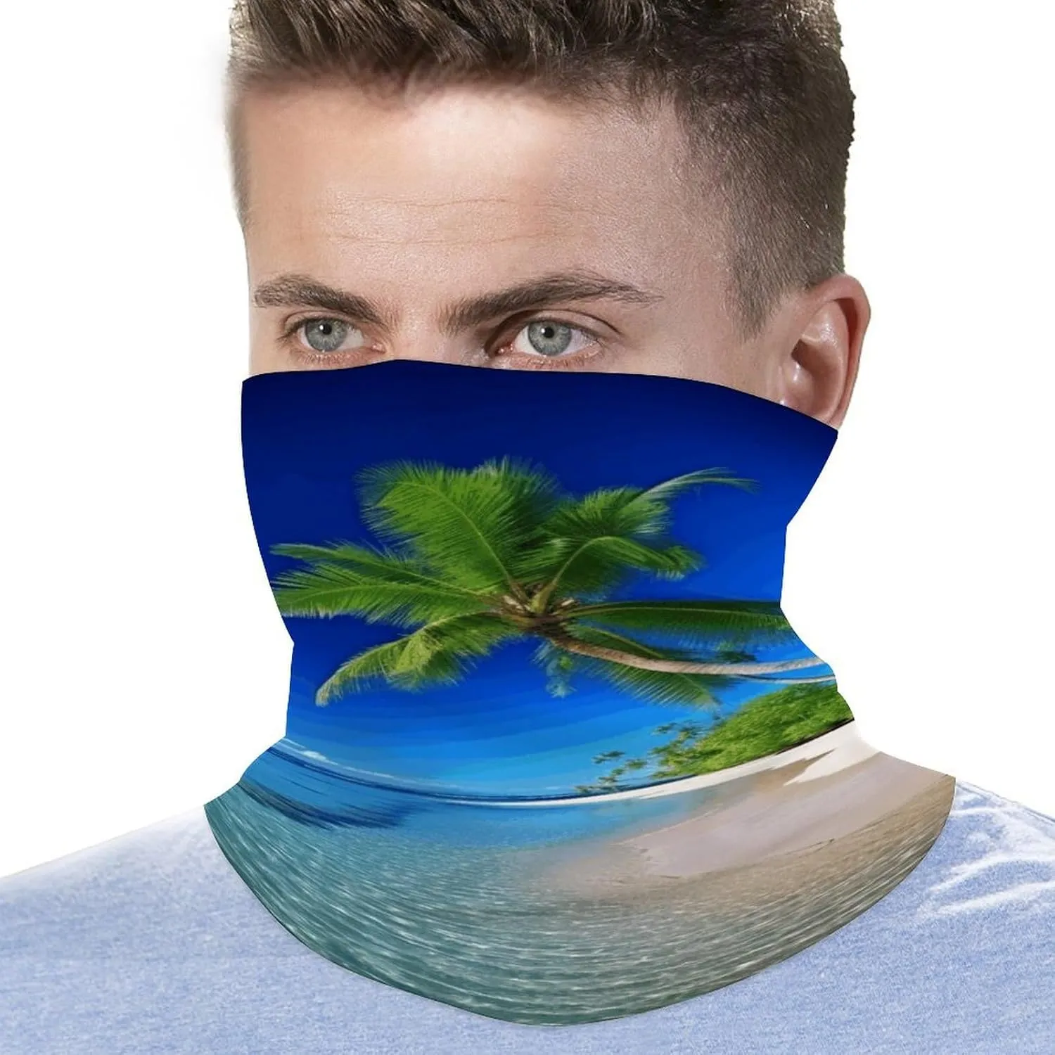 Balaclava Comfortable Breathable Yellow Sunflower Horse Neck Gaiter for Outdoor Sports (All-Season Use)