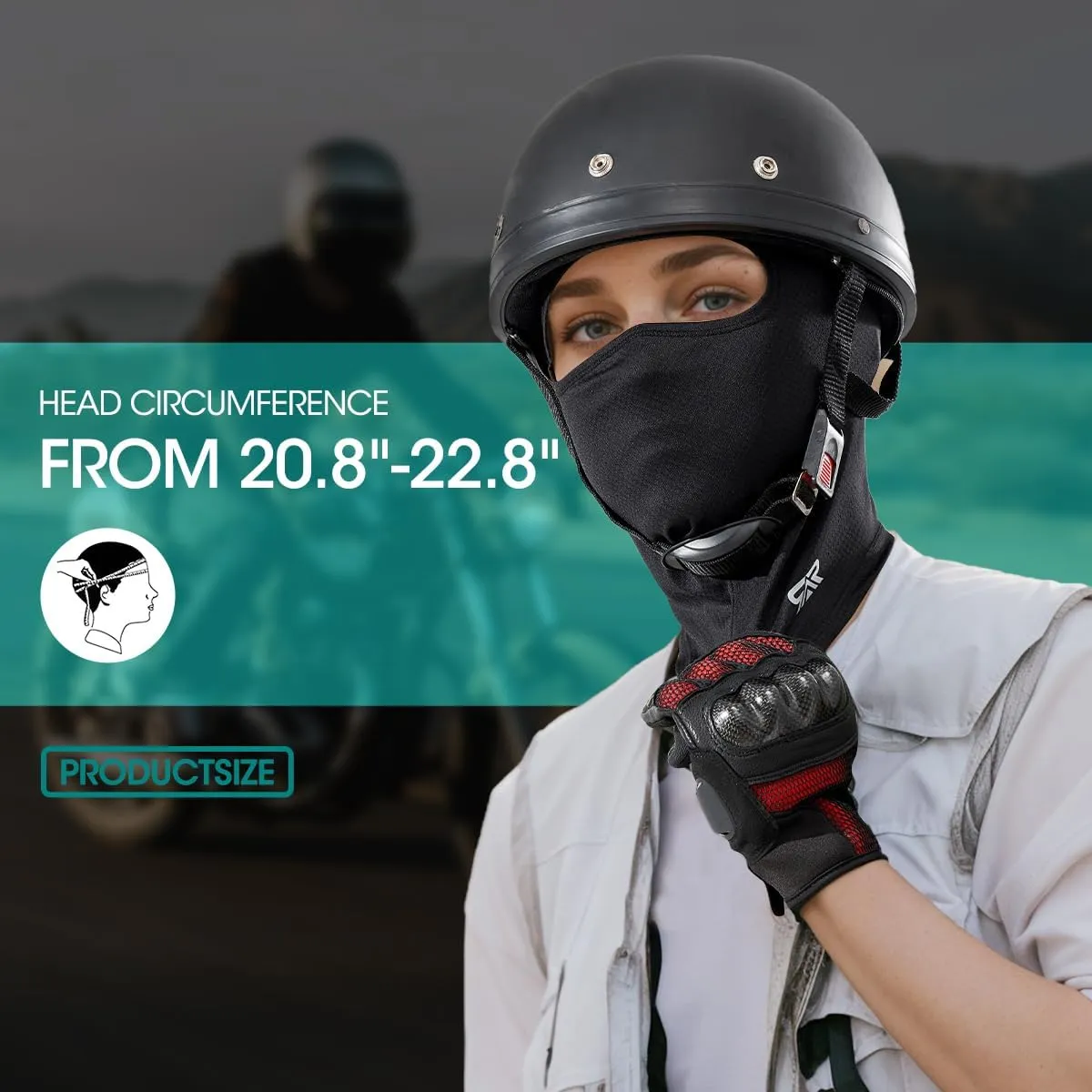 Balaclava Face Mask, 2 Pack Summer Cooling Mask, Sun Protection Breathable Helmet Liner for Cycling Outdoor Sports Men Women