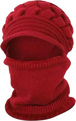 Balaclava Ski Face Mask for Men Women, Thermal Neck Protection, Breathable Face Cover Cap Scarf for Winter Hat Scarf