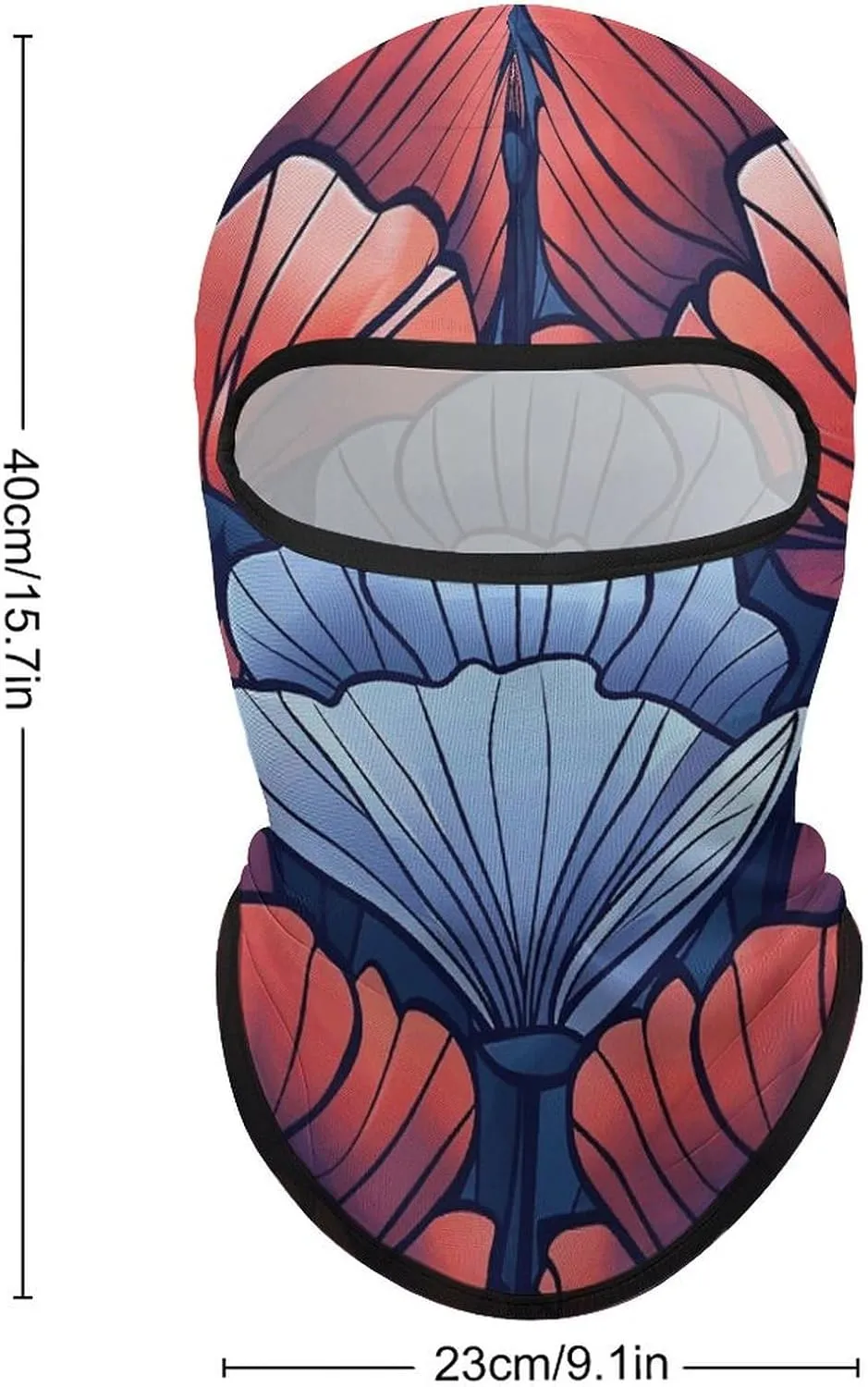 Balaclava Ski Mask - Full Face Cover Music Neck Gaiter, Lightweight Head Scarf for Sports