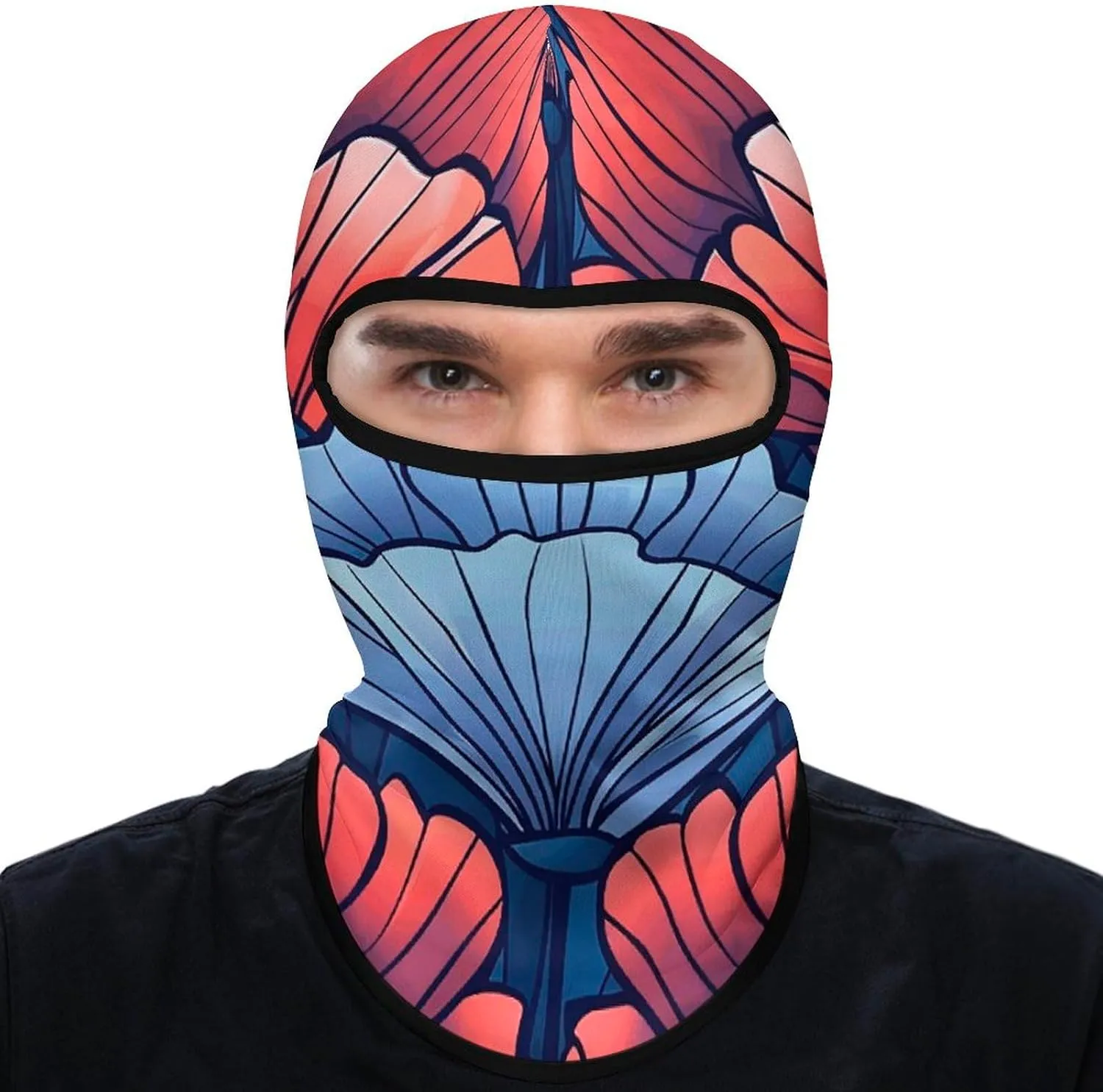 Balaclava Ski Mask - Full Face Cover Music Neck Gaiter, Lightweight Head Scarf for Sports