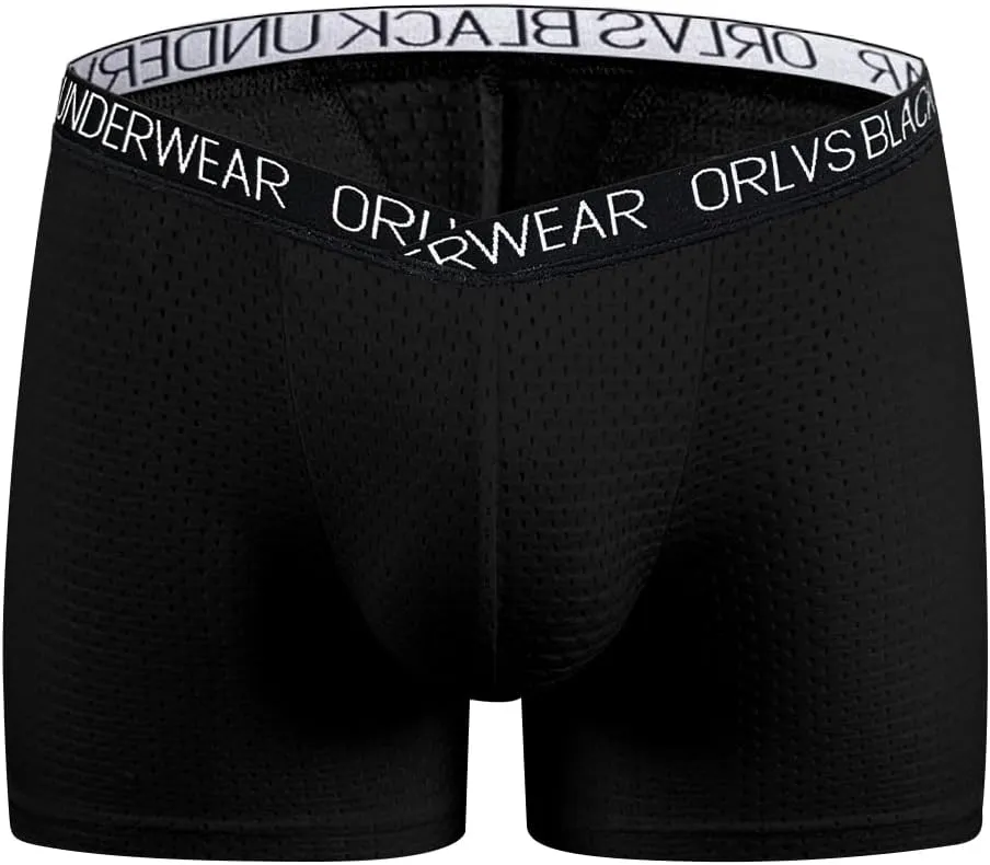 BaronHong Men's Underwear,ComfortSoft Cotton Moisture-Wicking,Breathable Mens Boxer Briefs