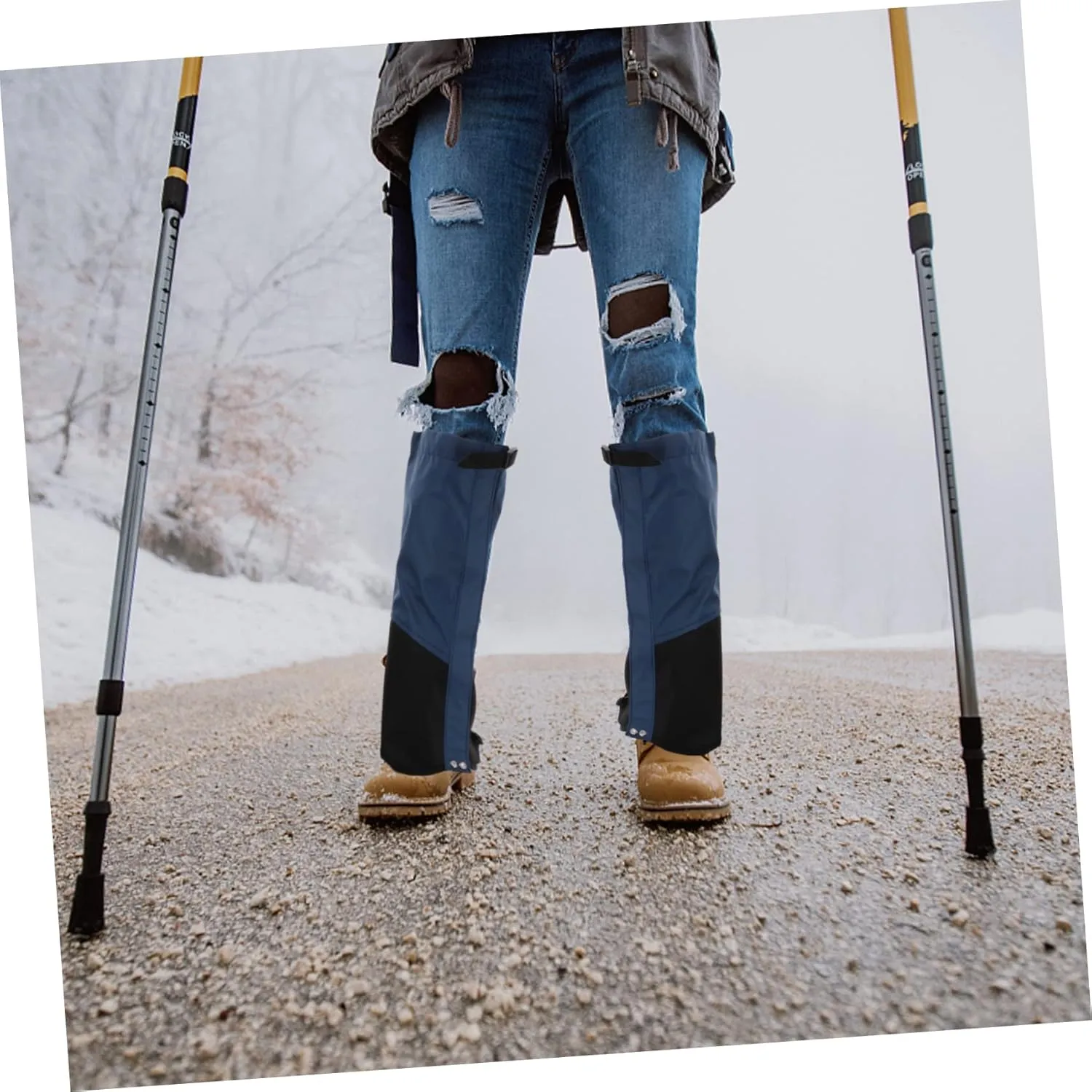 BESPORTBLE Camping Leg Cover Boot Snow Waterproof Leg Gaiters Hiking Legging Covers Outdoor Gaiters for Hiking