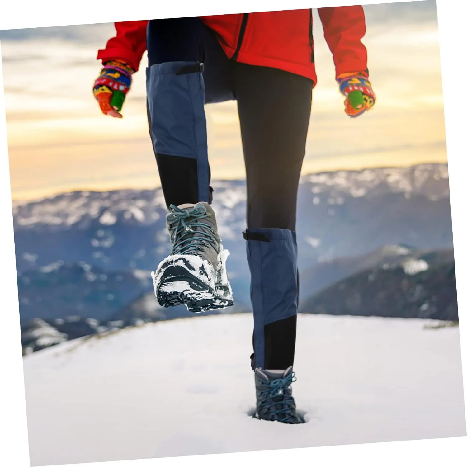 BESPORTBLE Camping Leg Cover Boot Snow Waterproof Leg Gaiters Hiking Legging Covers Outdoor Gaiters for Hiking