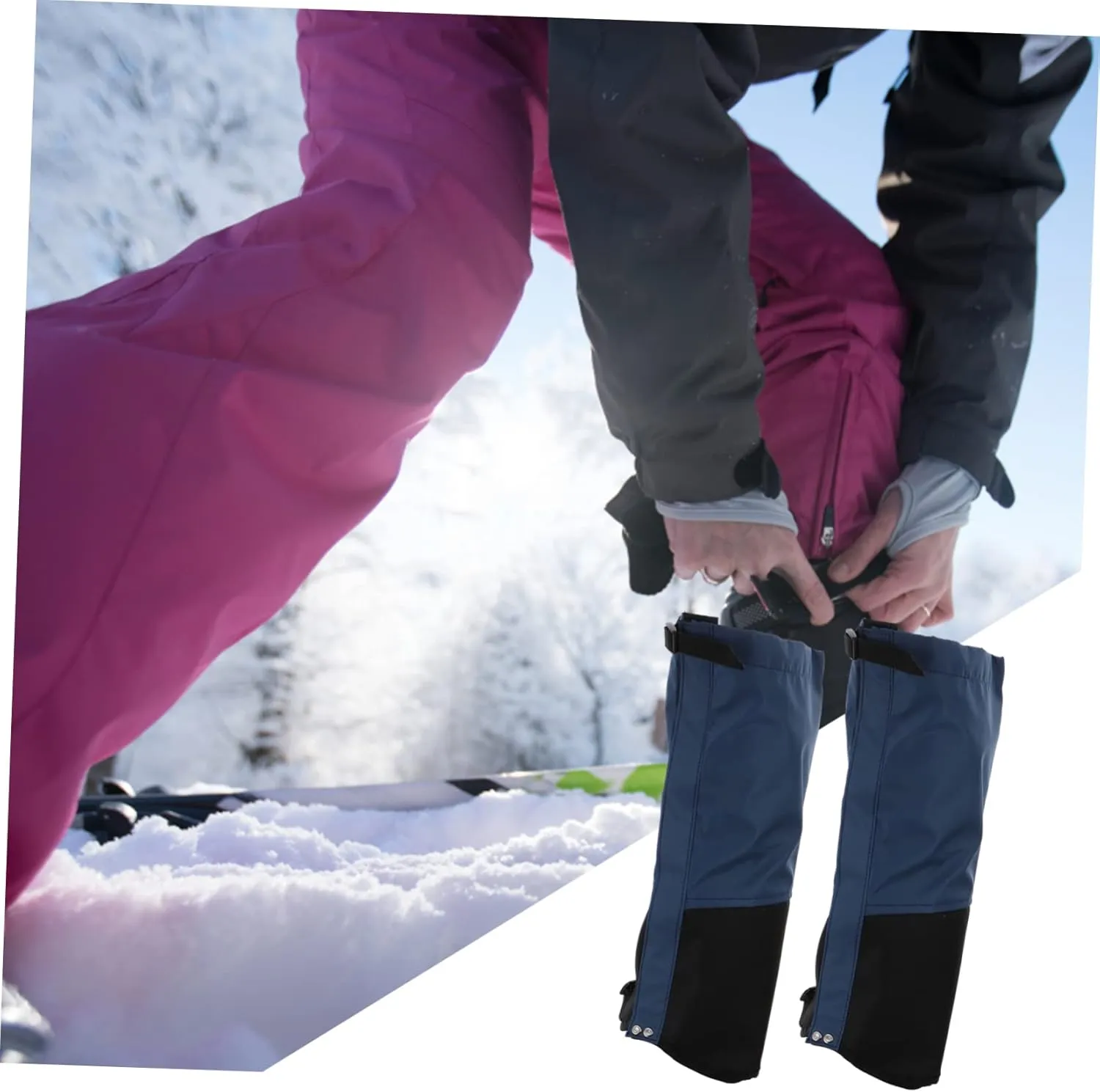 BESPORTBLE Snow Boots Gaiter Camping Gear Hiking Accessory for Waterproof Leg Gaiters Outdoor Snow Legging Gaiter