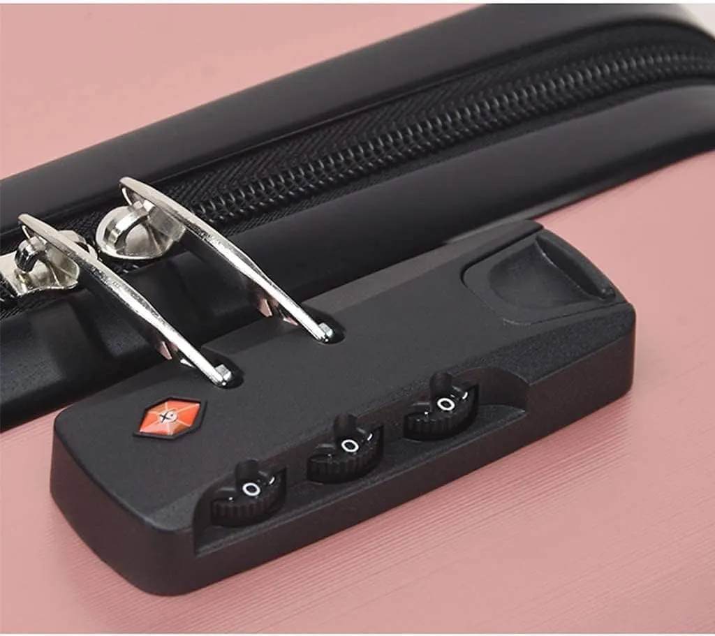 BKEKM Carry On Luggage Trolley Luggage Striped Luggage Three-position Combination Lock Suitcase Wear-resistant and Shock-absorbing Luggage Suitcase Lightweight