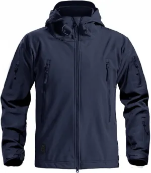 Blyo Waterproof Thermal Jacket Men's Tactical Jacket, Waterproof Thermal Jacket, Military Tactical Rain Jackets (Navy,XS)