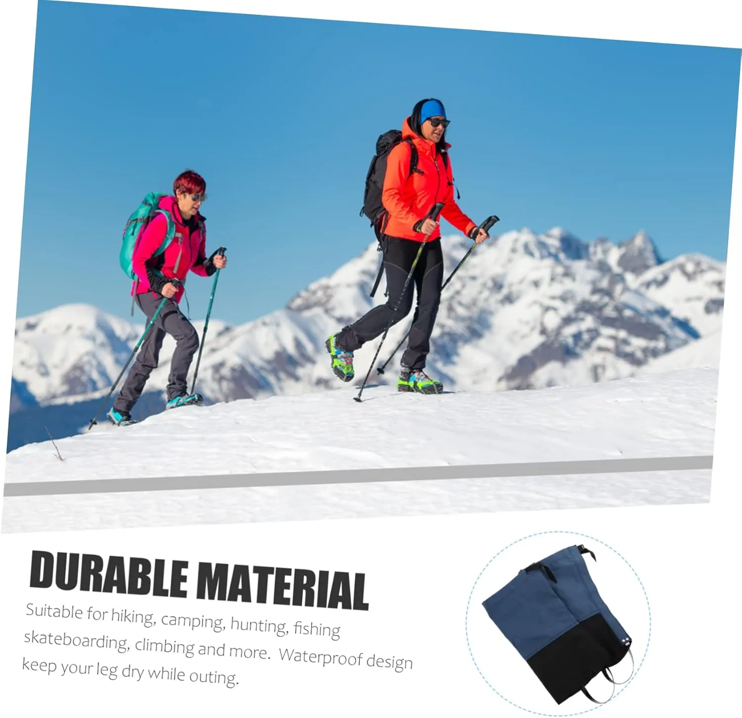 Boots Waterproof Leg Gaiters Hiking Trekking Hiking Boot Gaiters Snow Legging Gaiters Unisex Boot