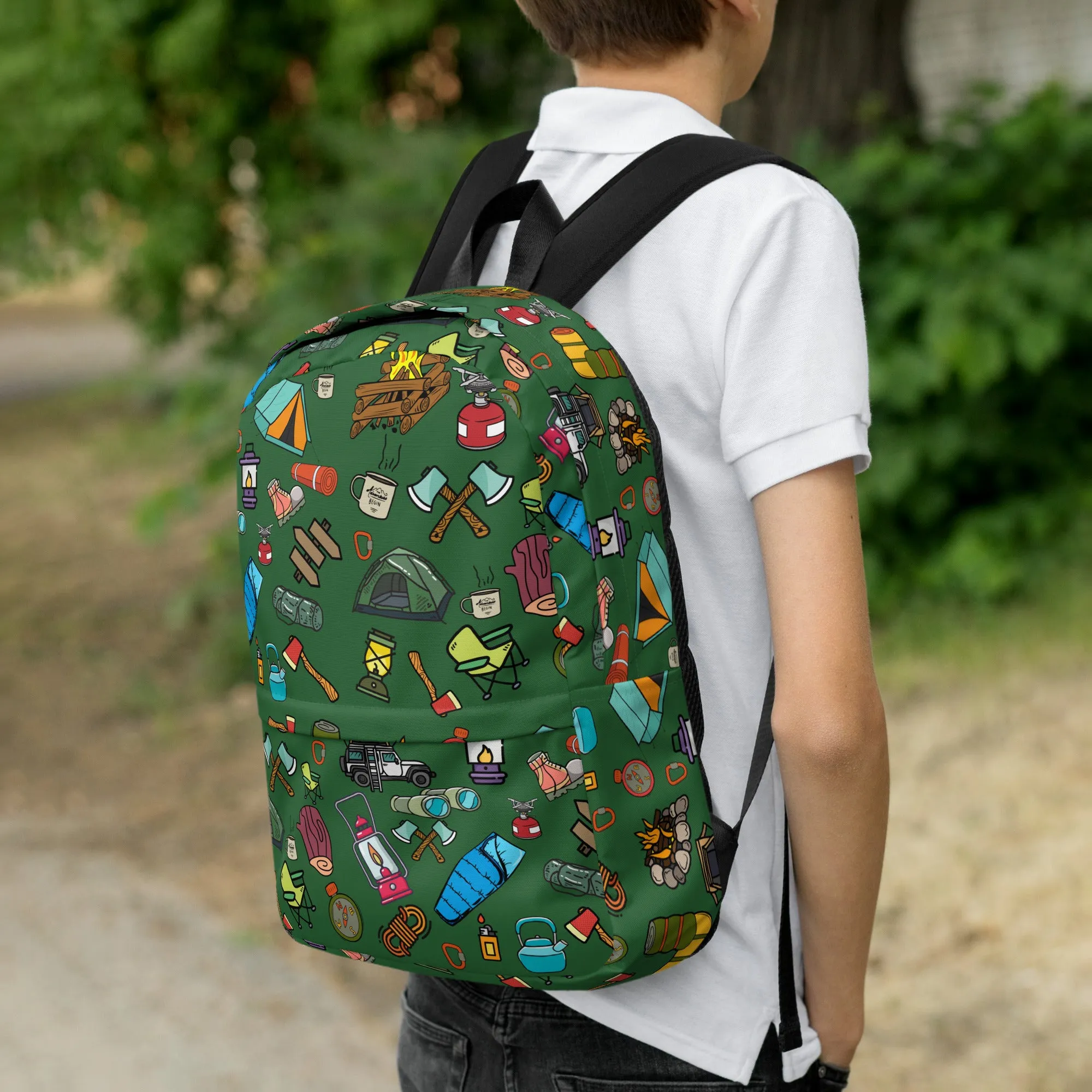 Camping Backpack, Camping Bag, Camping Tool, Camping Lover, Gift For Him, Gift For Her, Gift For Camping Lover, Adventure, California Love, Camping Backpack