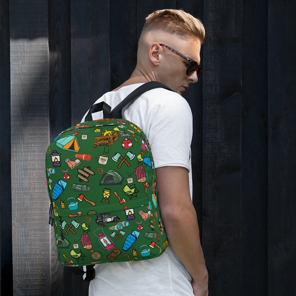 Camping Backpack, Camping Bag, Camping Tool, Camping Lover, Gift For Him, Gift For Her, Gift For Camping Lover, Adventure, California Love, Camping Backpack