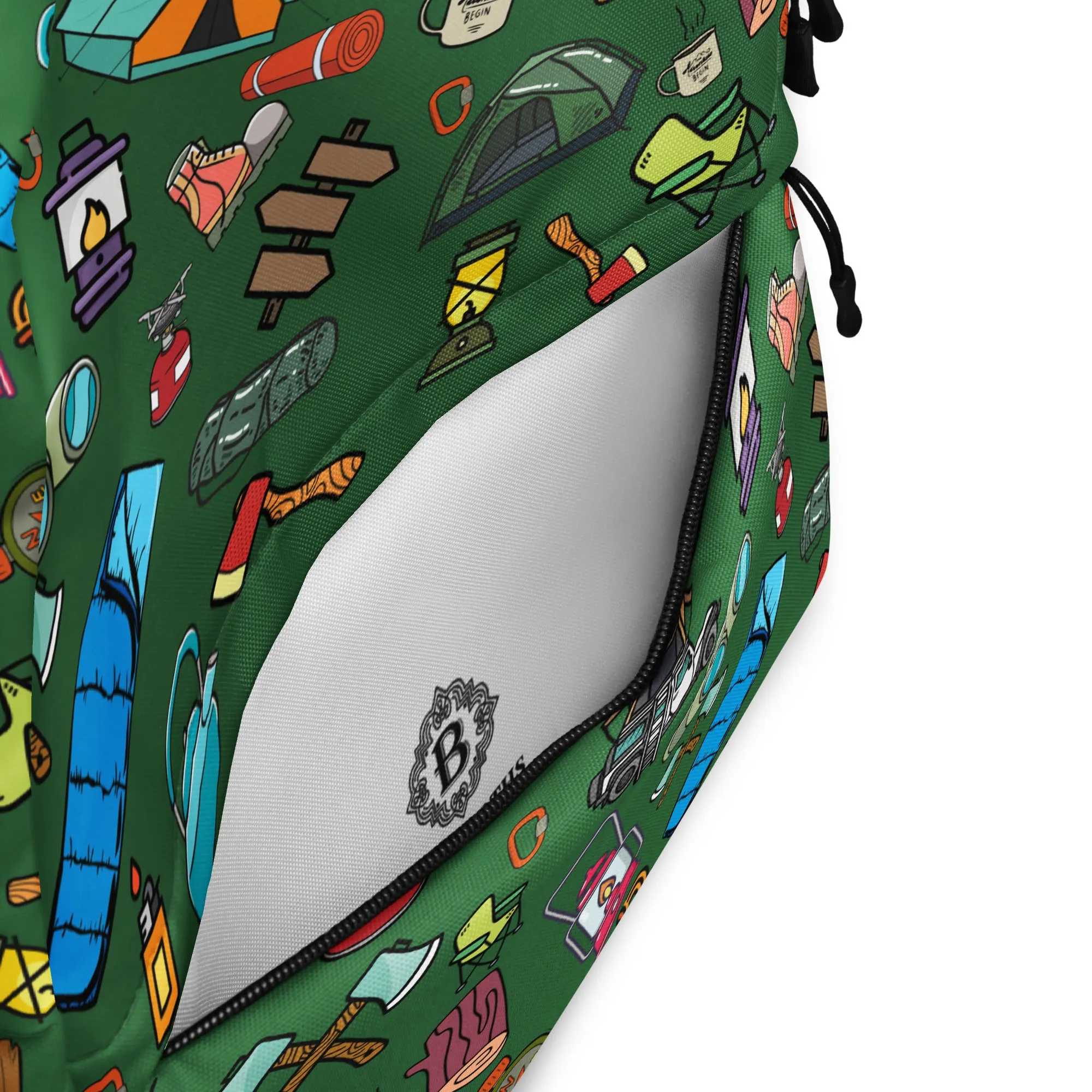 Camping Backpack, Camping Bag, Camping Tool, Camping Lover, Gift For Him, Gift For Her, Gift For Camping Lover, Adventure, California Love, Camping Backpack