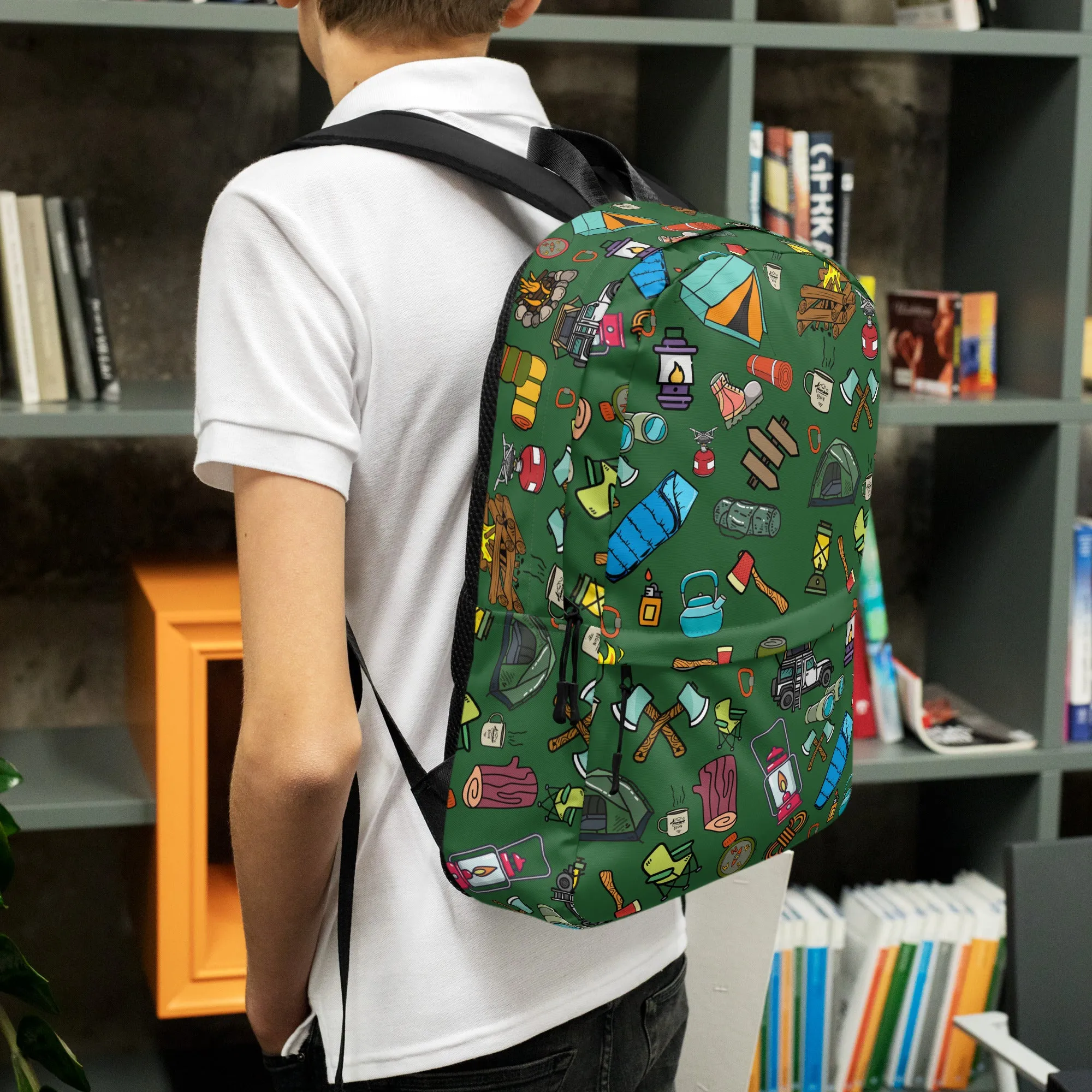 Camping Backpack, Camping Bag, Camping Tool, Camping Lover, Gift For Him, Gift For Her, Gift For Camping Lover, Adventure, California Love, Camping Backpack