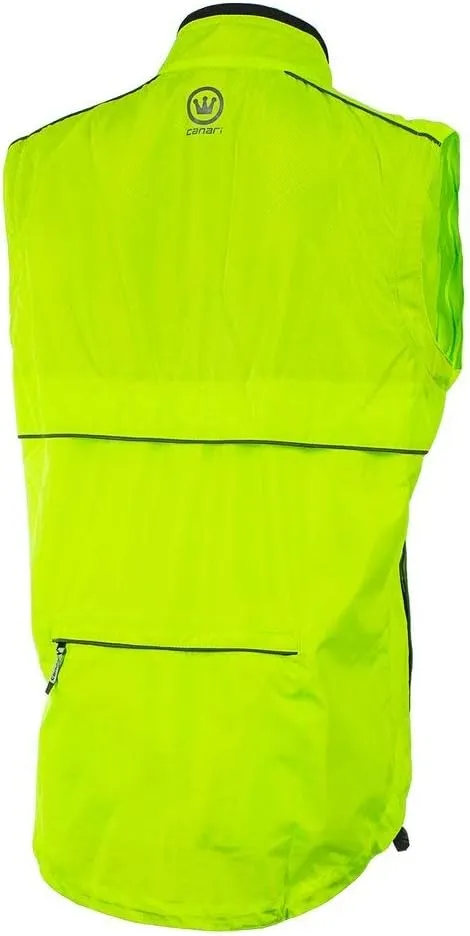 CANARI Men's Eclipse Convertible Polyester Winter Jacket with Removable Sleeves