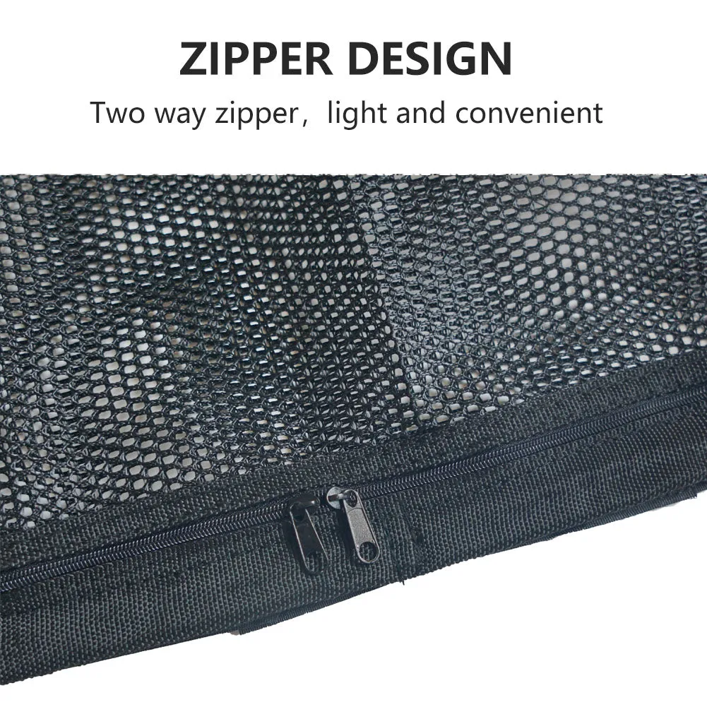 Car Fishing Rod Strap Vehicle Rod Carrier Storage Net Fishing Pole Holder SUV-2PCS Black Fishing Strap  Storage Bag