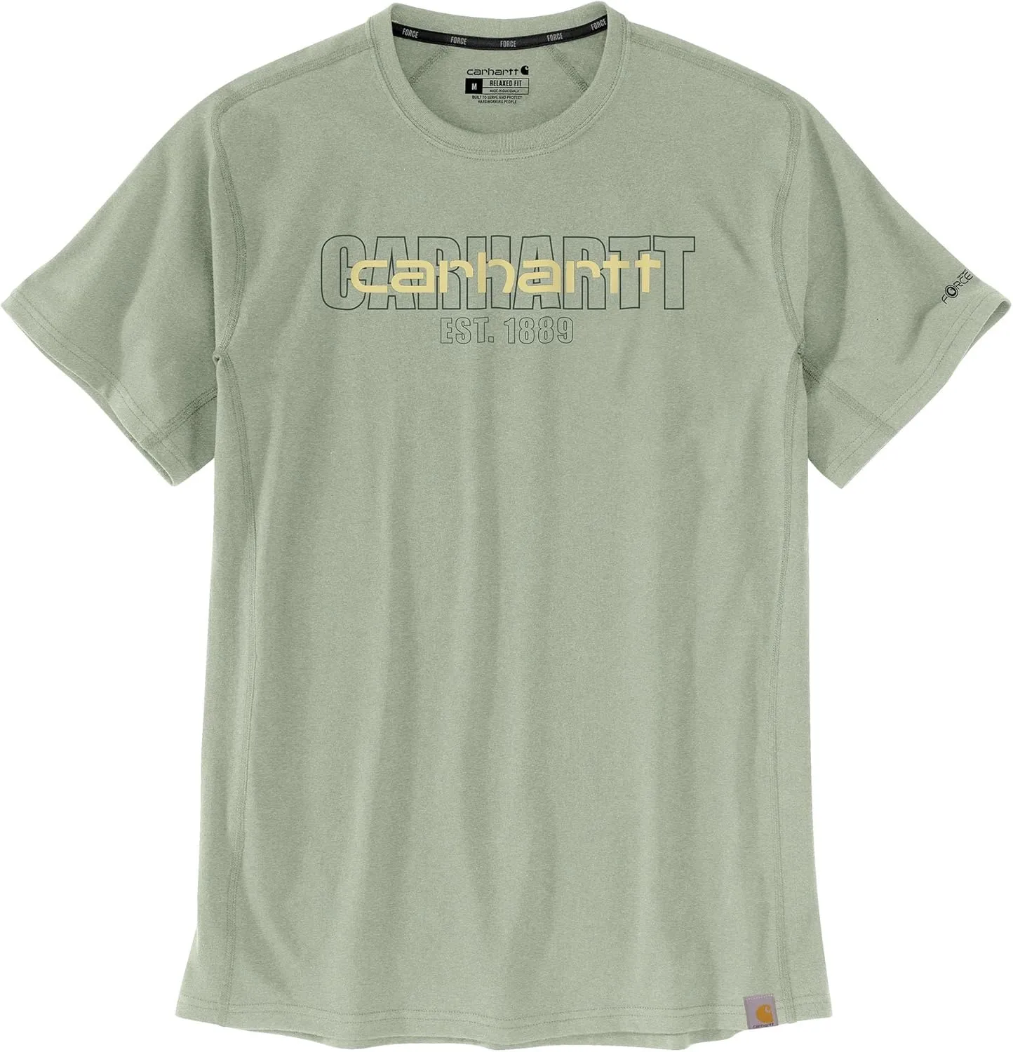 Carhartt Men's Force Relaxed Fit Midweight Short-Sleeve Logo Graphic T-Shirt