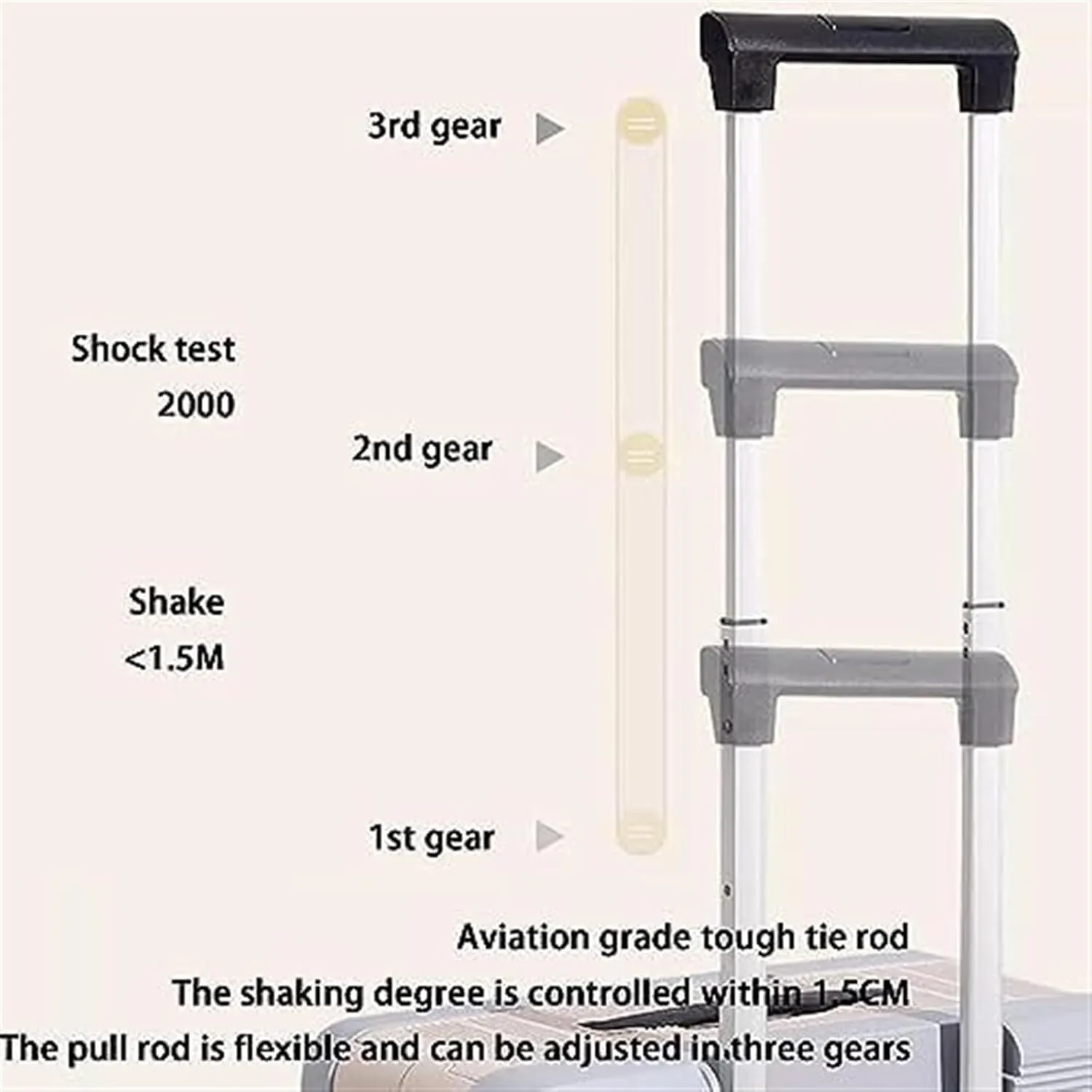 Carry-on Suitcase Luggage Foldable Suitcases Adjustable Trolley Carry On Luggage Front Open Suitcase Carry-on Suitcases Carry On Luggages (Color : B, Size : 20 in)