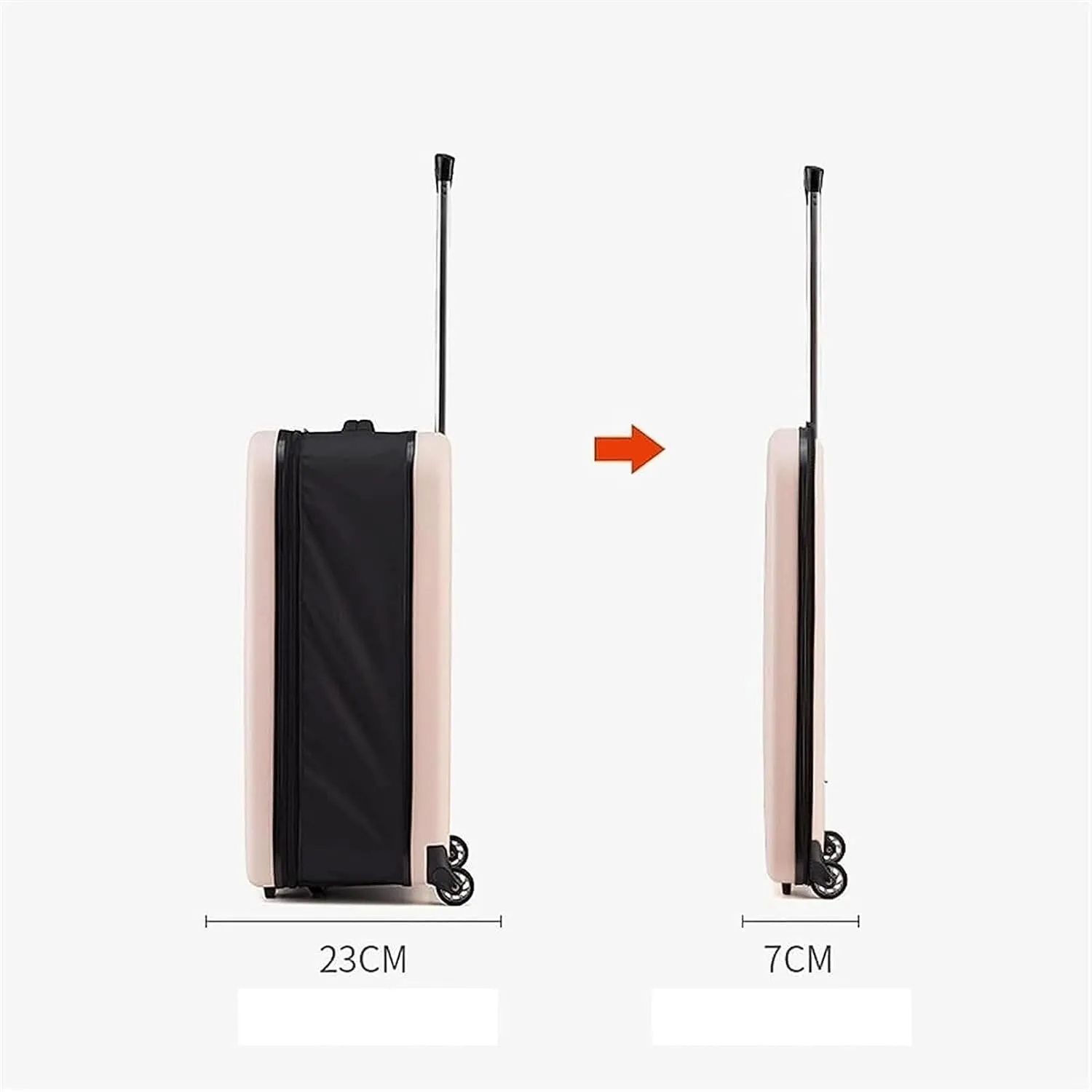 Carry-on Suitcase Luggage Foldable Suitcases Portable Large Capacity Suitcases With Wheels Travel Business Luggage Carry-on Suitcases Carry On Luggages (Color : D, Size : 24 inch)
