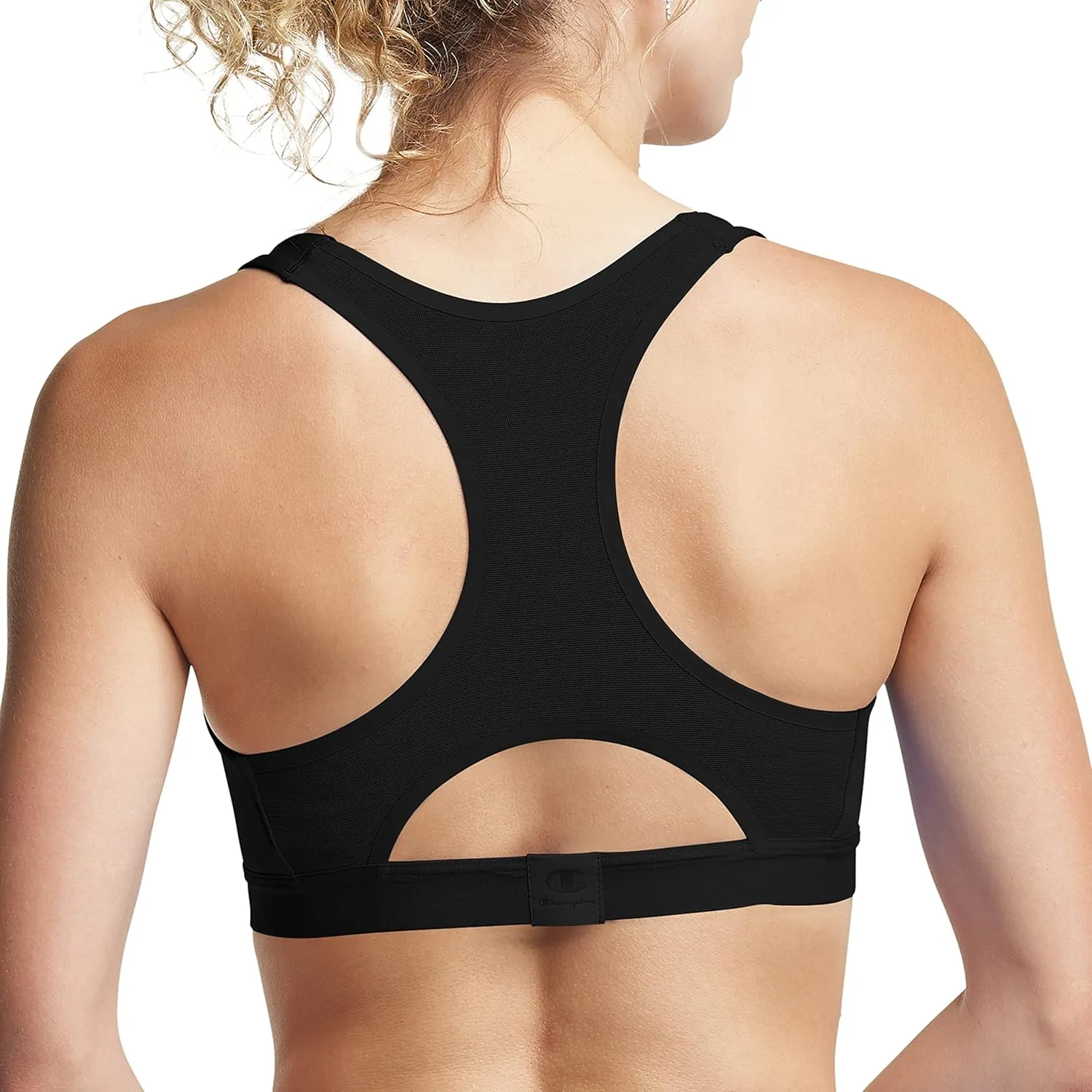 Champion Women's Sports Bra, Absolute, Moisture Wicking Bra, Moderate Support Sports Bra