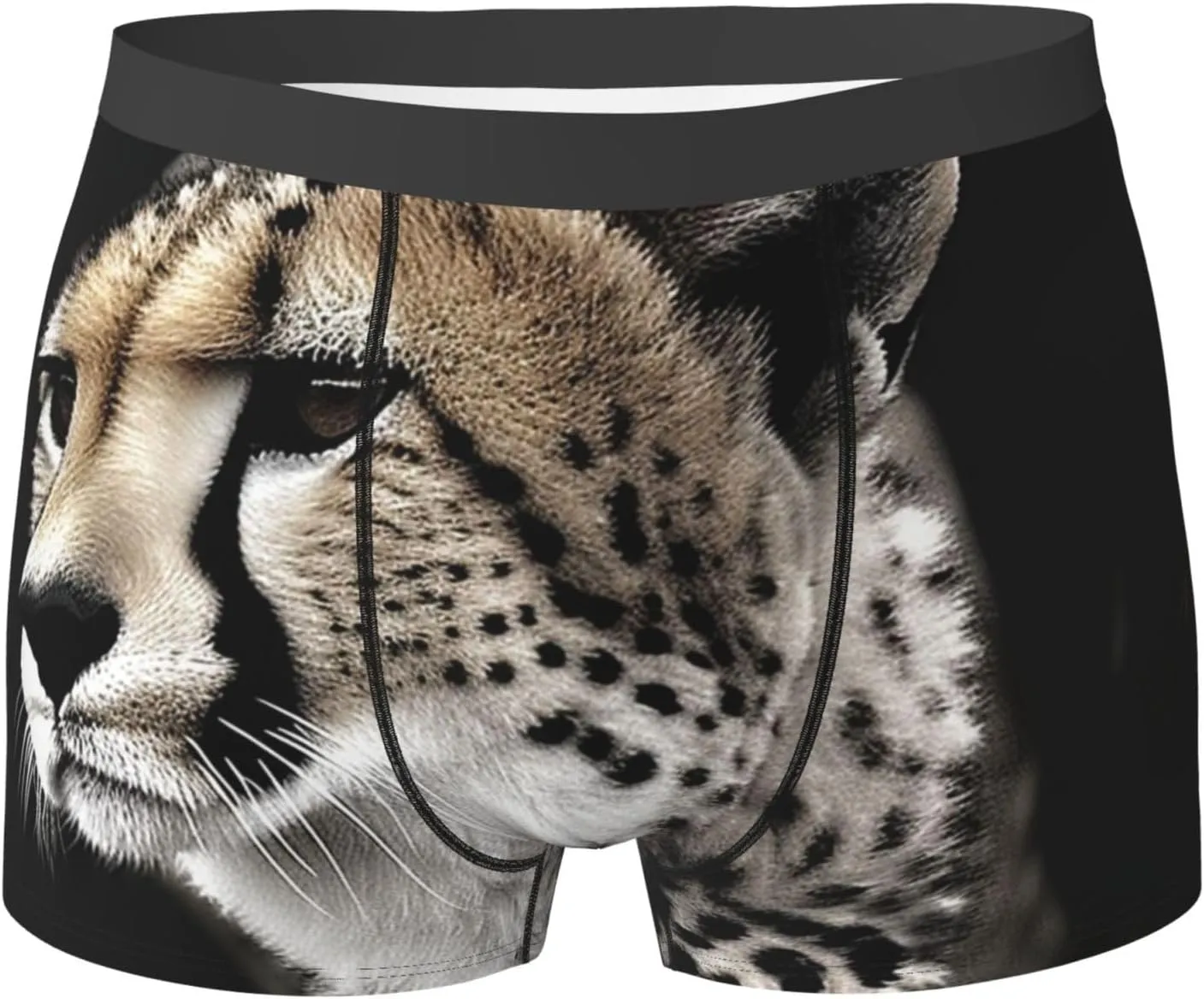 Cheetah Men's Boxer Briefs Breathable Stretch Underwear Moisture-Wicking Trunks for Men