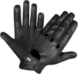 Classic Soft Aniline Leather Driving Gloves Genuine Lambskin Ventilated