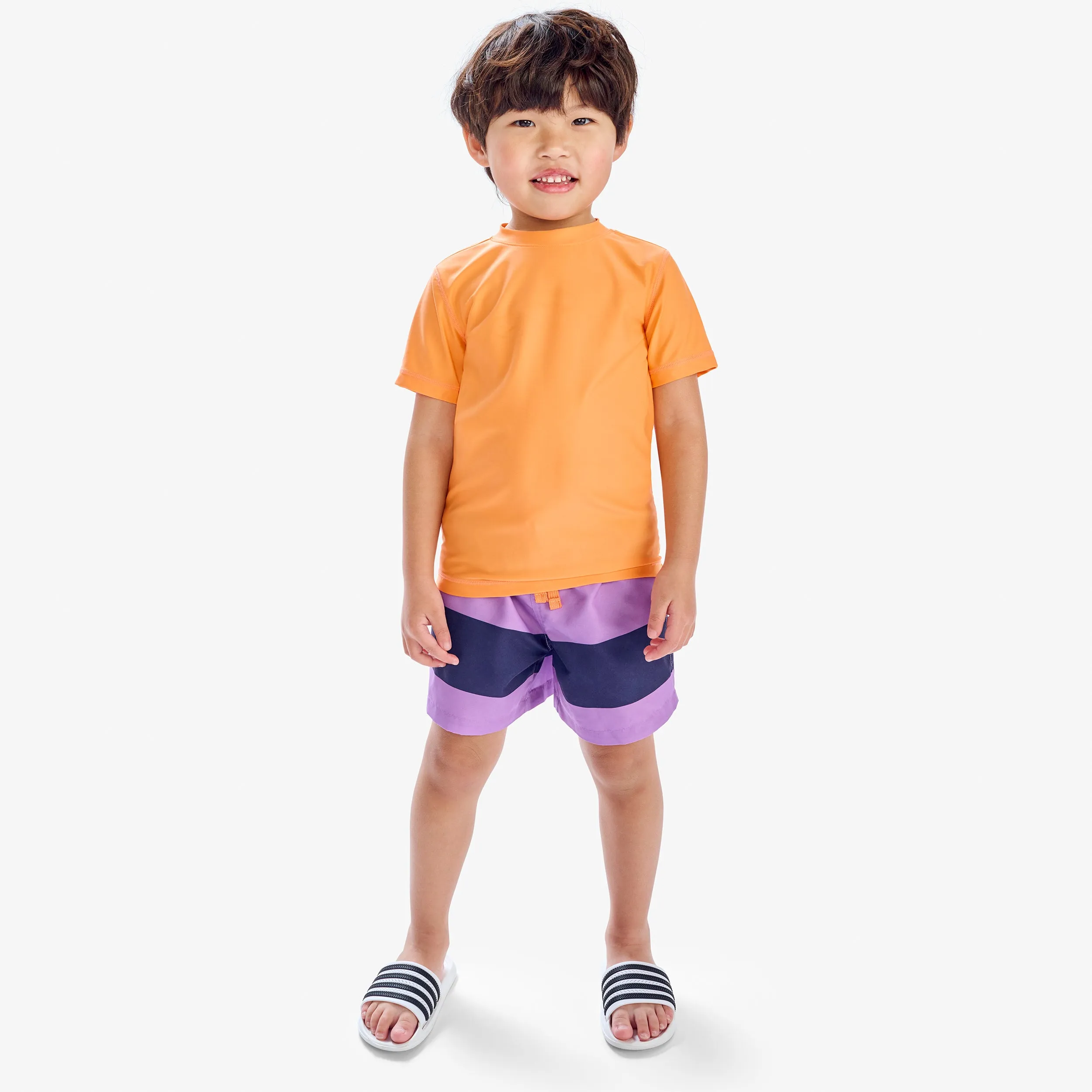 Clearance kids swim trunk in stripe