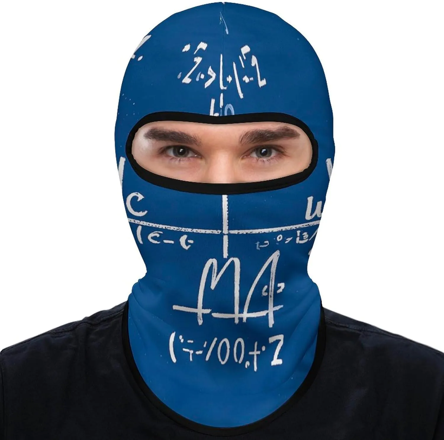 Cowboy Black Hat Western Boots Neck Gaiter - Balaclava for Skiing, Running, Cycling Windproof Face Mask for Men Women