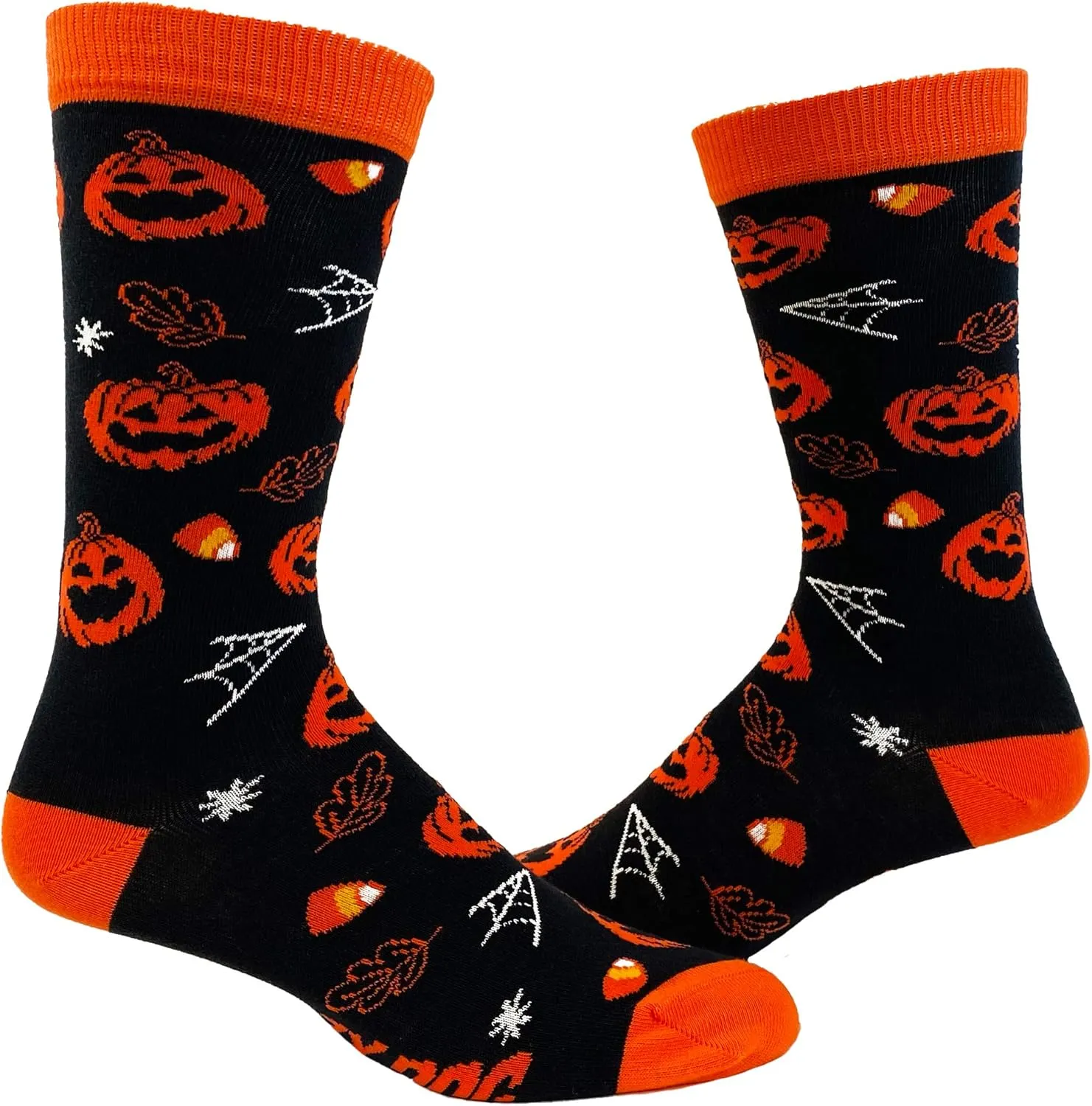 Crazy Dog T-Shirts Youth Halloween Socks Funny Zombie Pumpkin Scary Footwear
