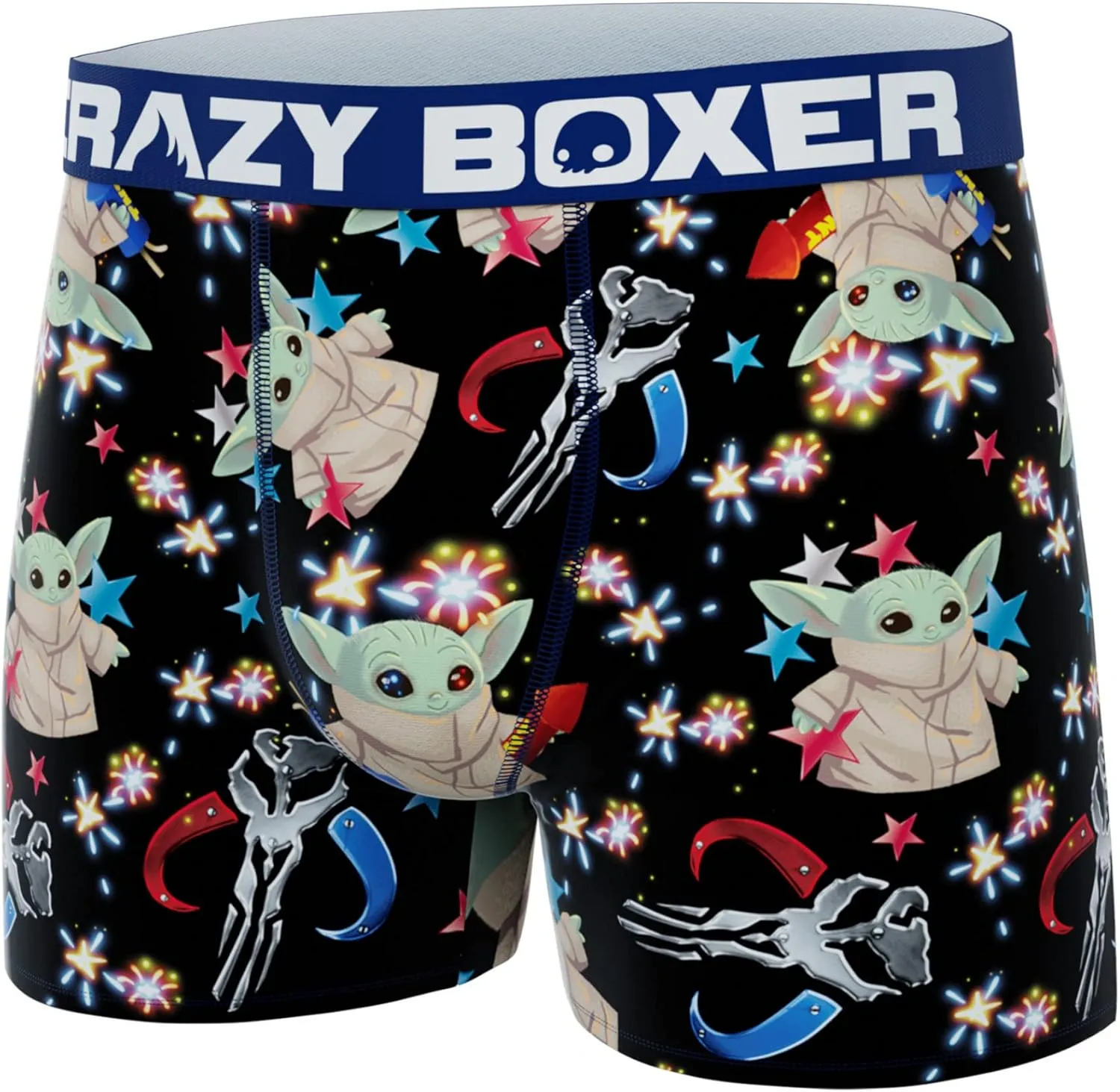 CRAZYBOXER Men's Underwear The Mandalorian Breathable Anti Slip Waistband Premium Boxer Brief