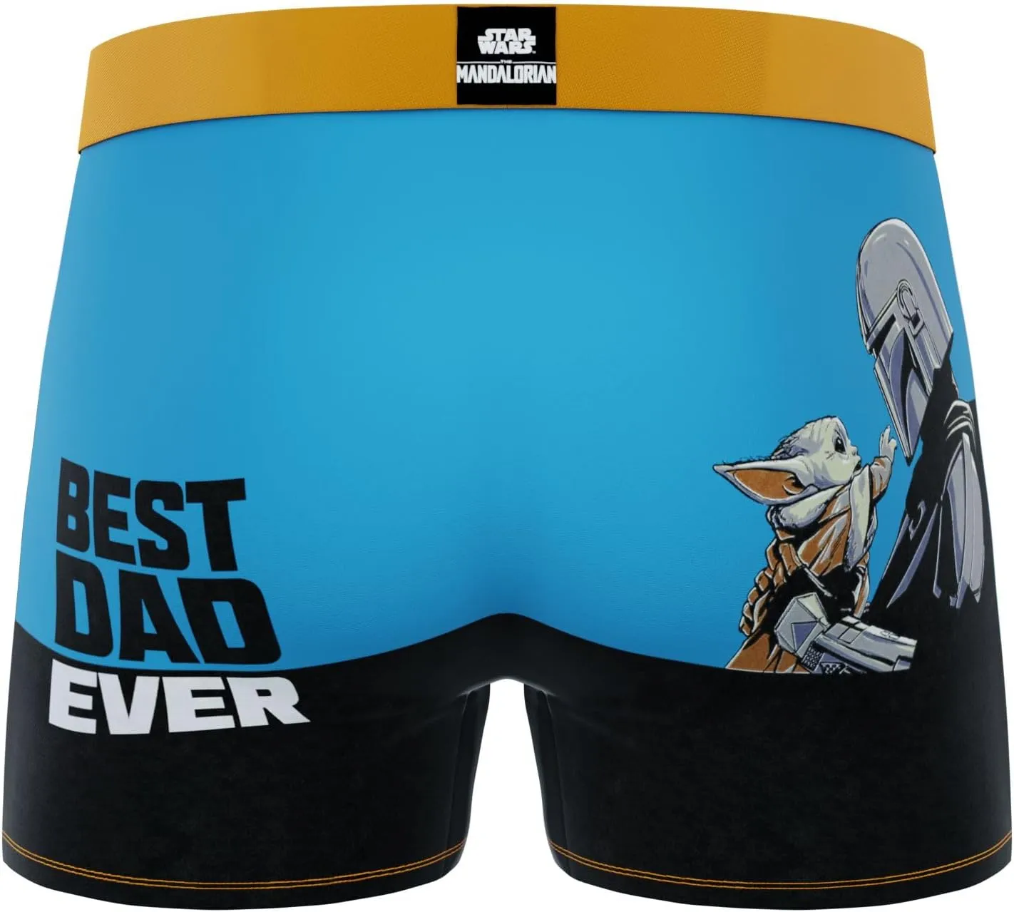 CRAZYBOXER Men's Underwear The Mandalorian Breathable Anti Slip Waistband Premium Boxer Brief