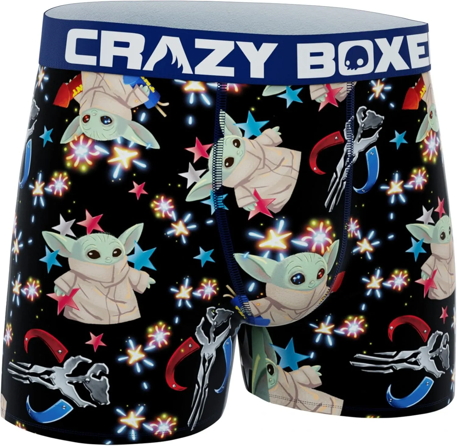 CRAZYBOXER Men's Underwear The Mandalorian Breathable Anti Slip Waistband Premium Boxer Brief