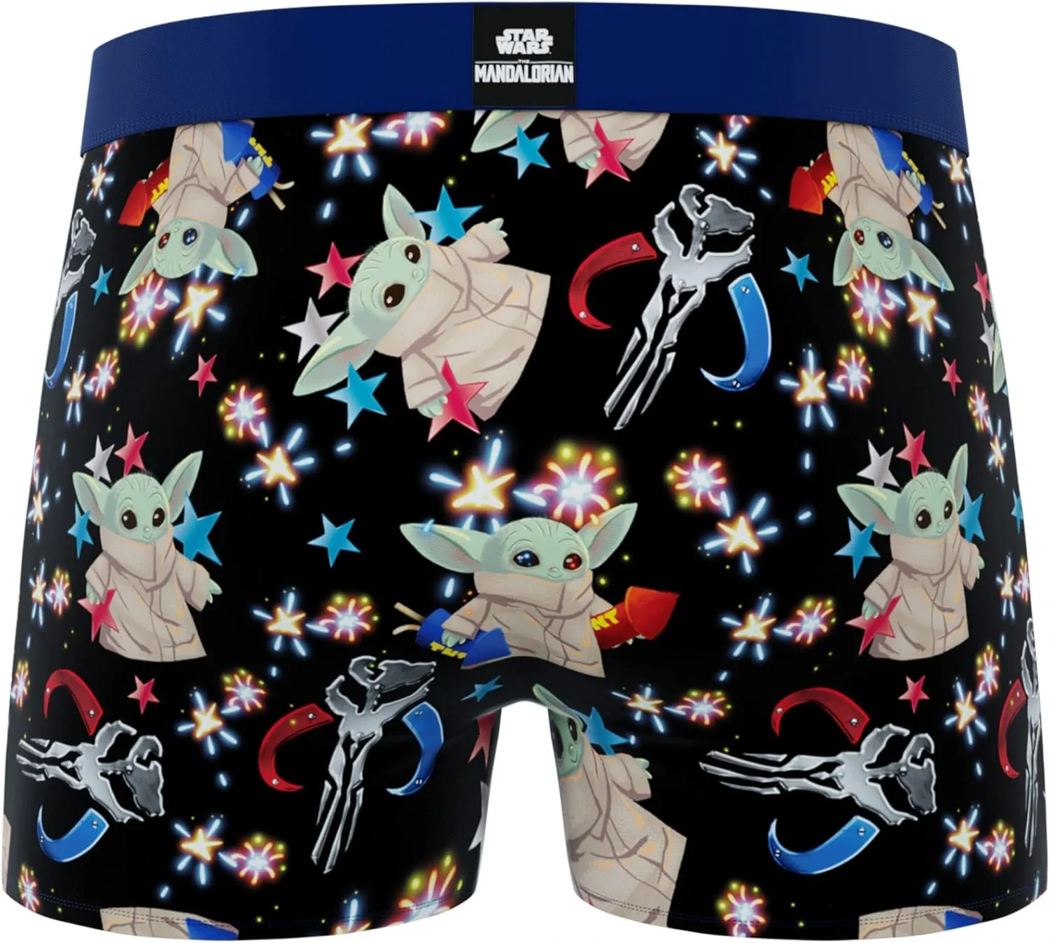 CRAZYBOXER Men's Underwear The Mandalorian Breathable Anti Slip Waistband Premium Boxer Brief