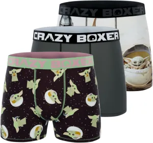 CRAZYBOXER Men's Underwear The Mandalorian Breathable Anti Slip Waistband Premium Boxer Brief
