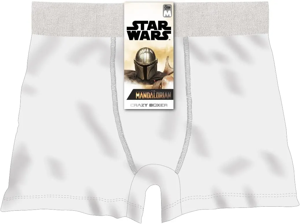 CRAZYBOXER Men's Underwear The Mandalorian Breathable Anti Slip Waistband Premium Boxer Brief