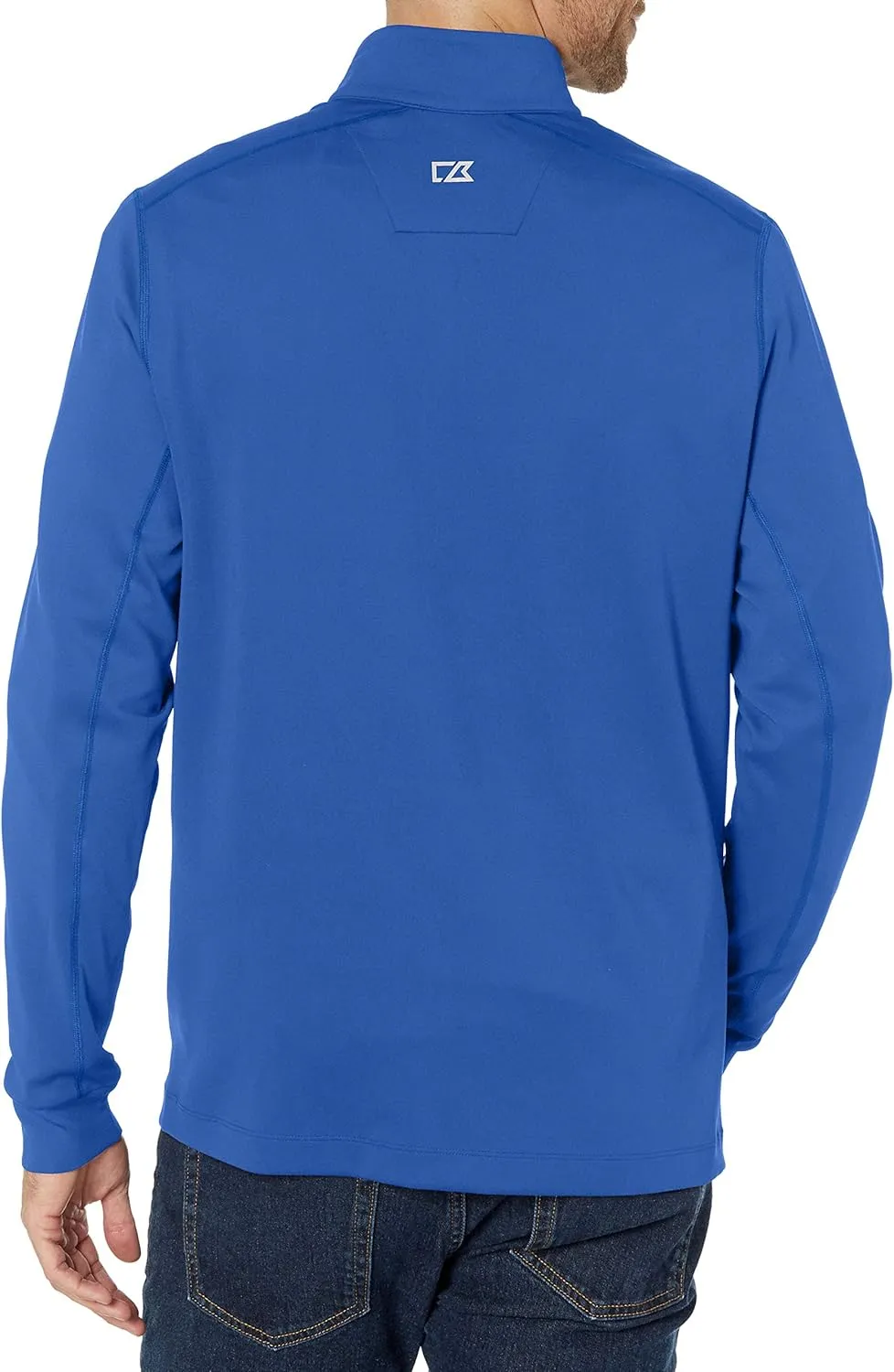 Cutter & Buck Men's Moisture Wicking Drytec UPF 50  Traverse Half Zip Pullover